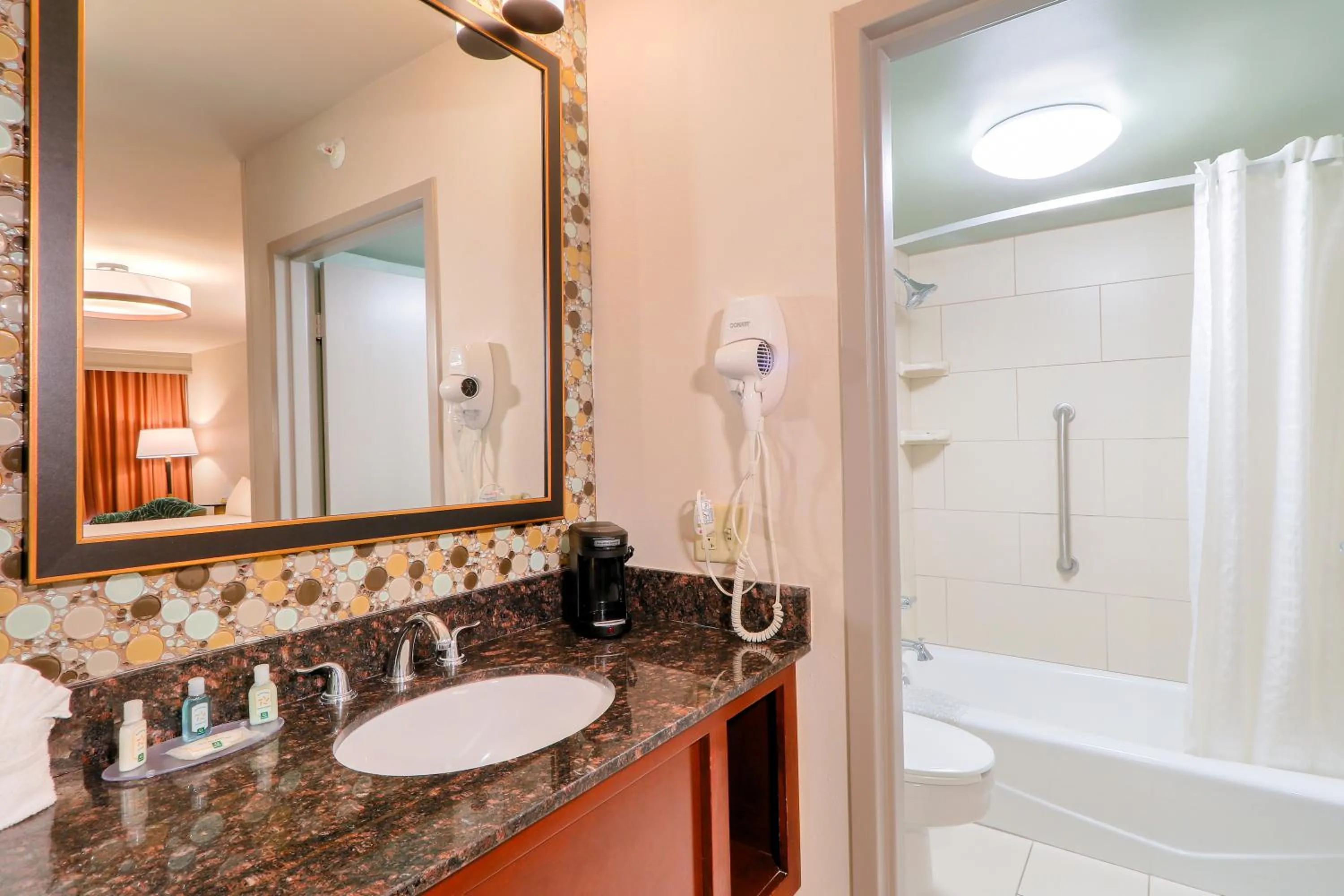 Bathroom in Quality Inn Near the Island Pigeon Forge