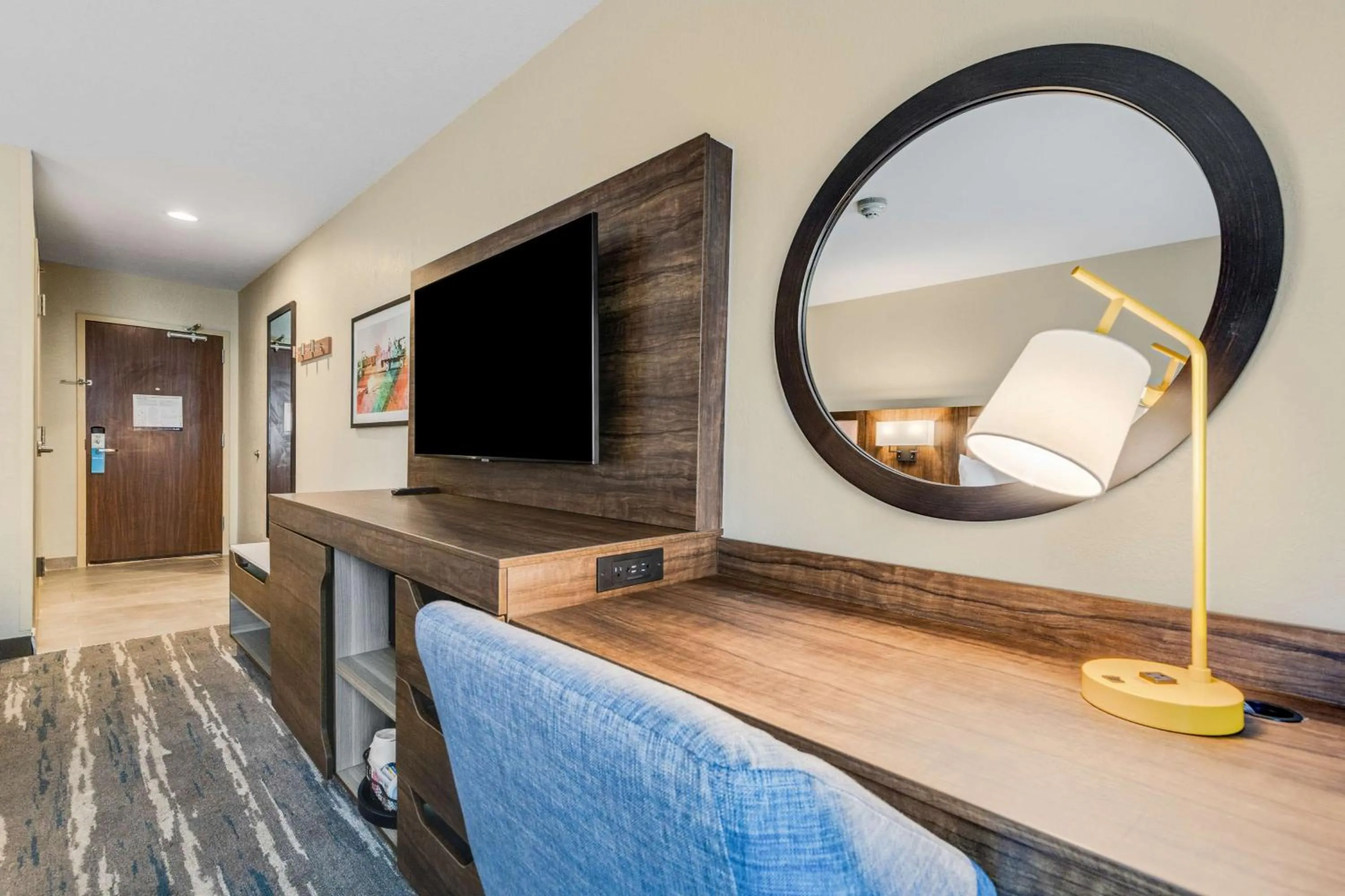 Bed in Hampton Inn & Suites Selma-San Antonio/Randolph AFB