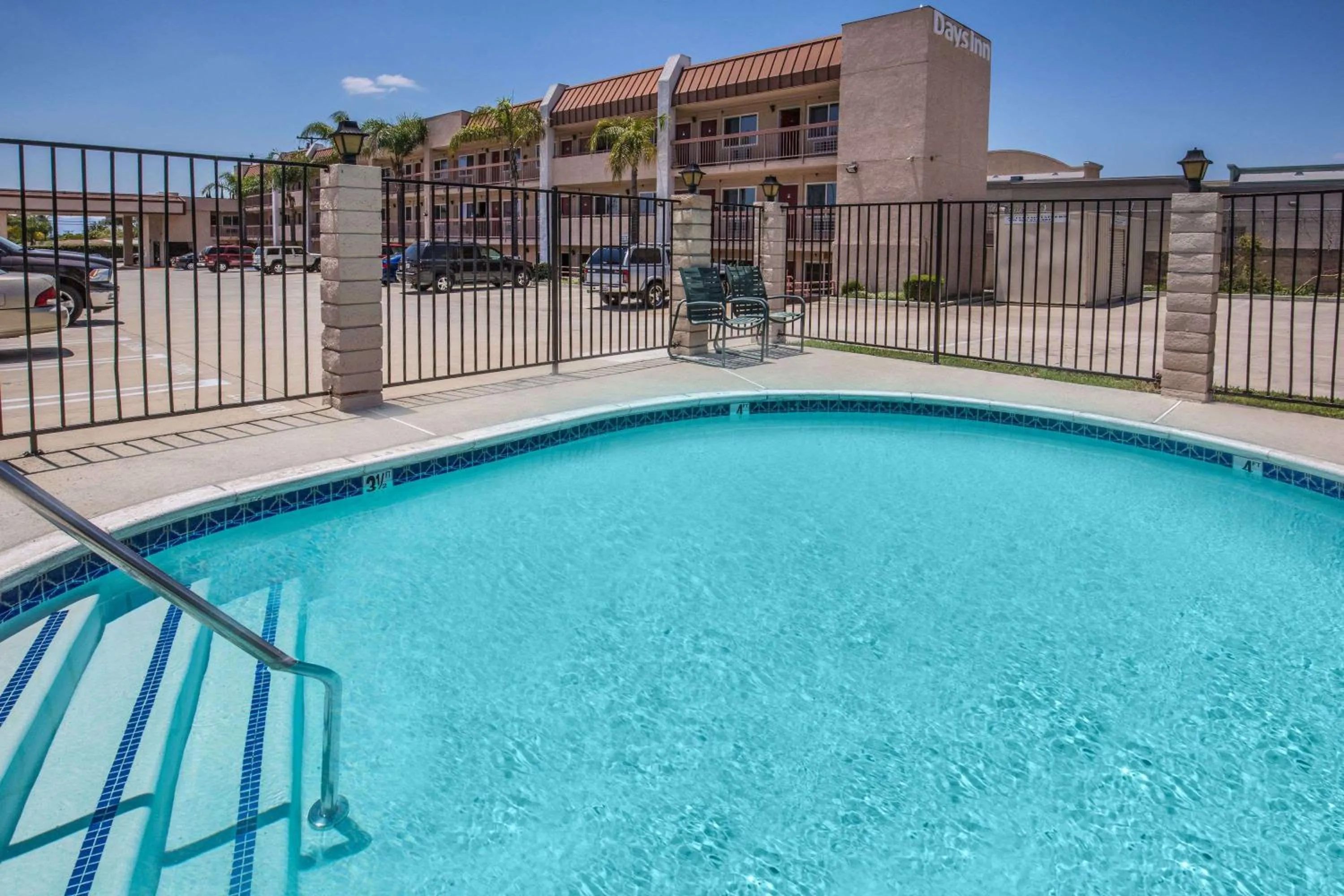 Pool view in Days Inn by Wyndham Ontario Airport