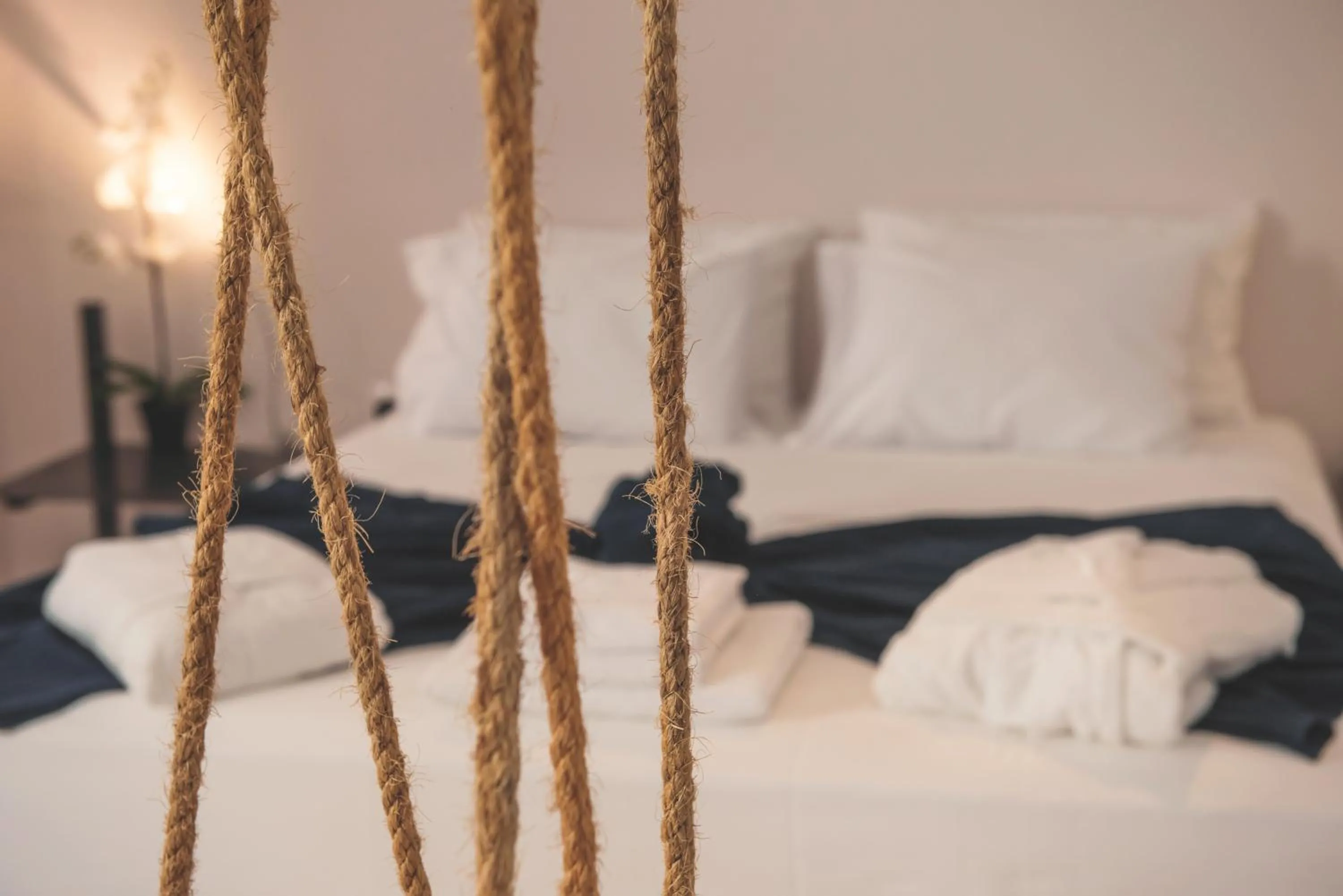 Bed in Piraeus Premium Suites