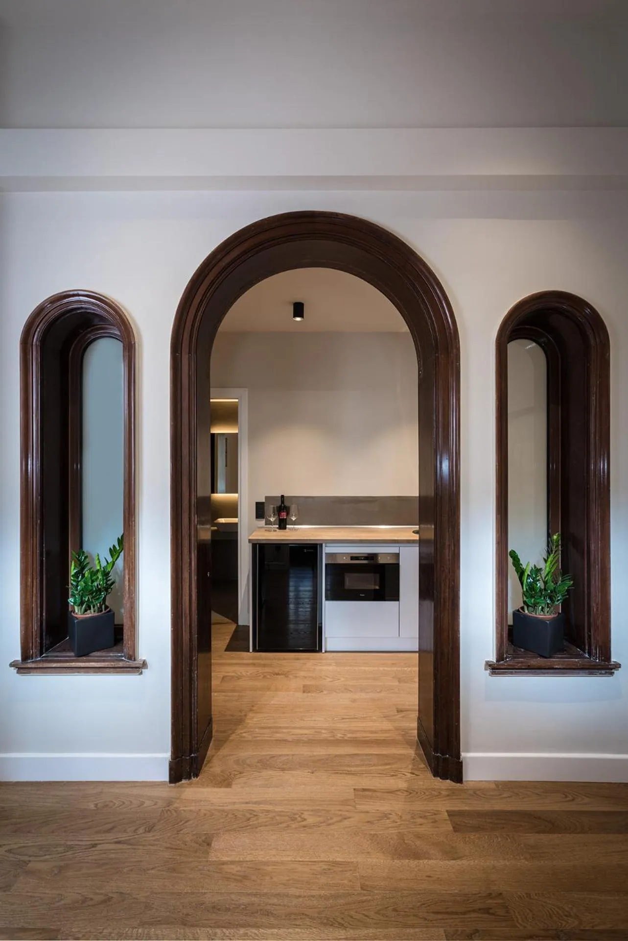 Kitchen or kitchenette in Klepsydra Urban Suites