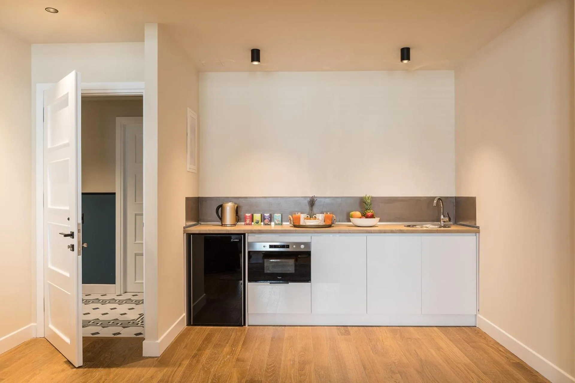 Kitchen or kitchenette in Klepsydra Urban Suites
