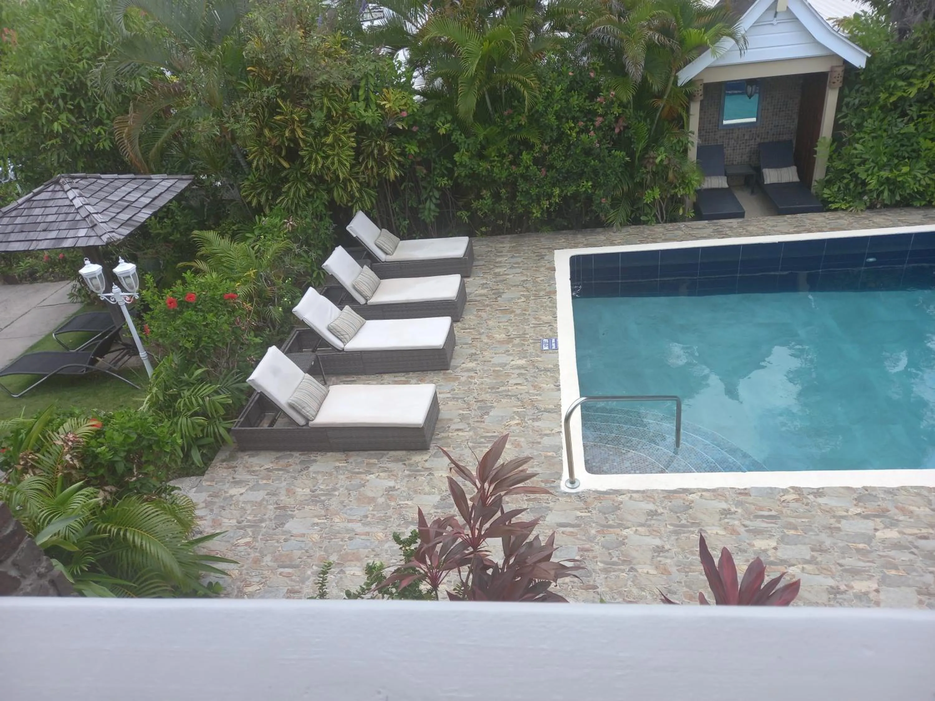 Pool view in Harmony Marina Suites