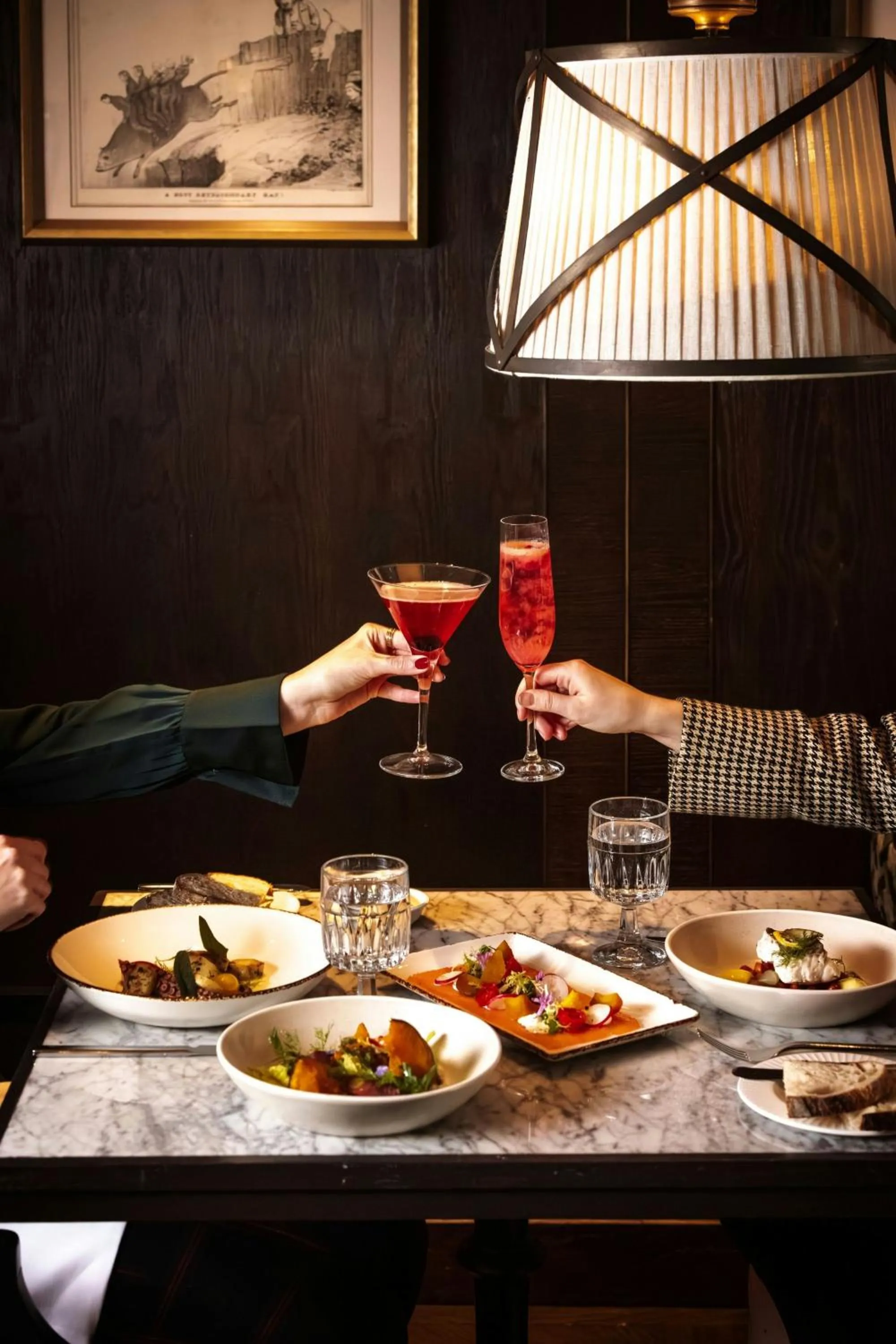 Restaurant/places to eat in London Marriott Hotel Park Lane