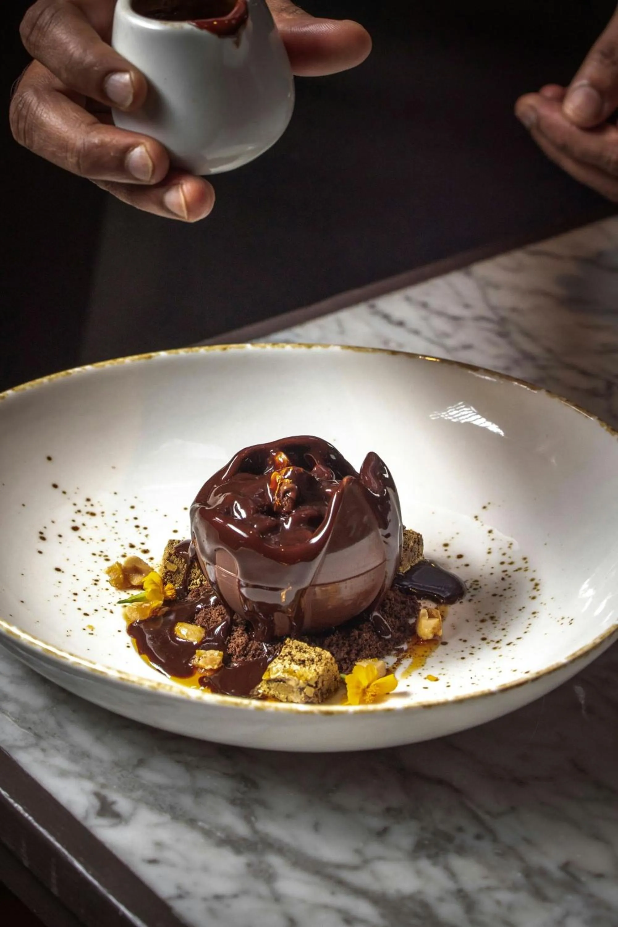 Restaurant/places to eat in London Marriott Hotel Park Lane