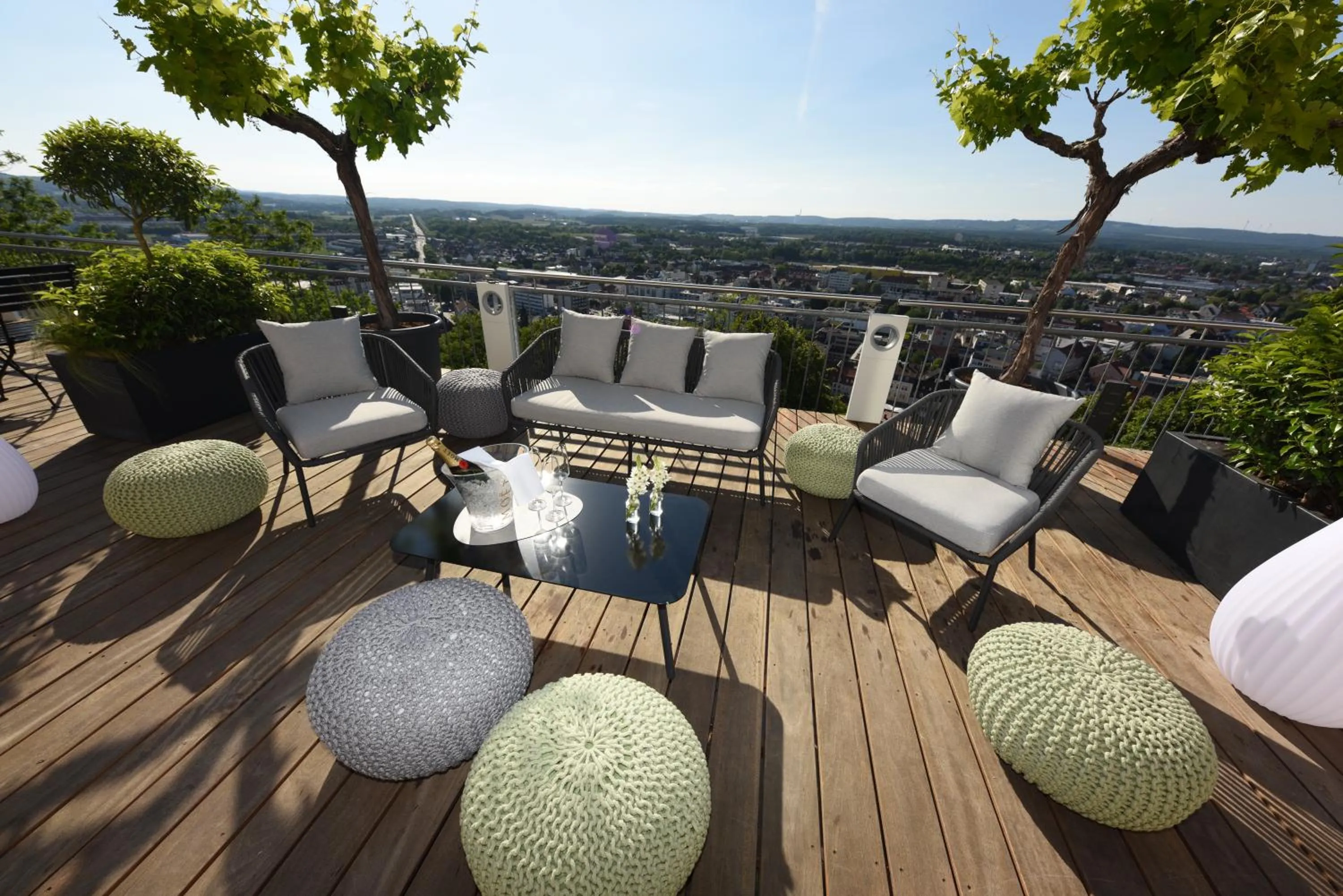 Balcony/Terrace in Schlossberg Hotel Homburg