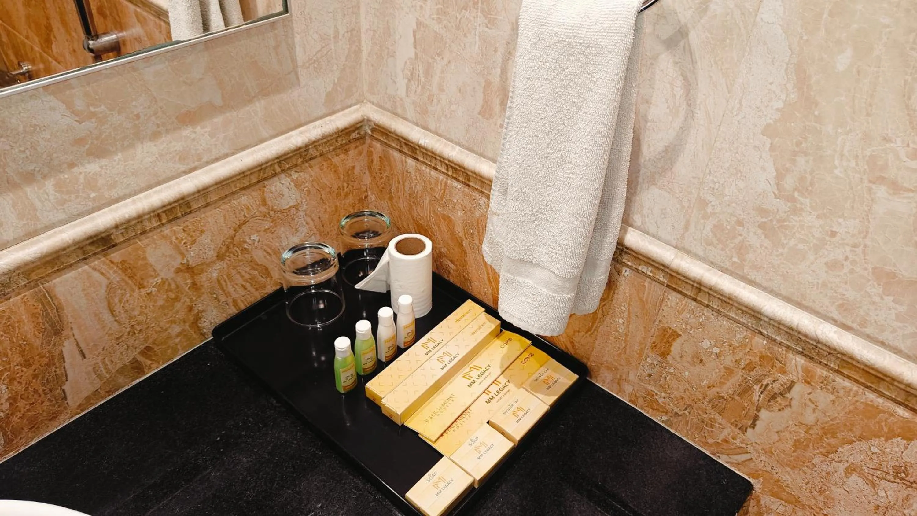 Bathroom in MM Legacy - A Bergamont Hotel, Kanchipuram