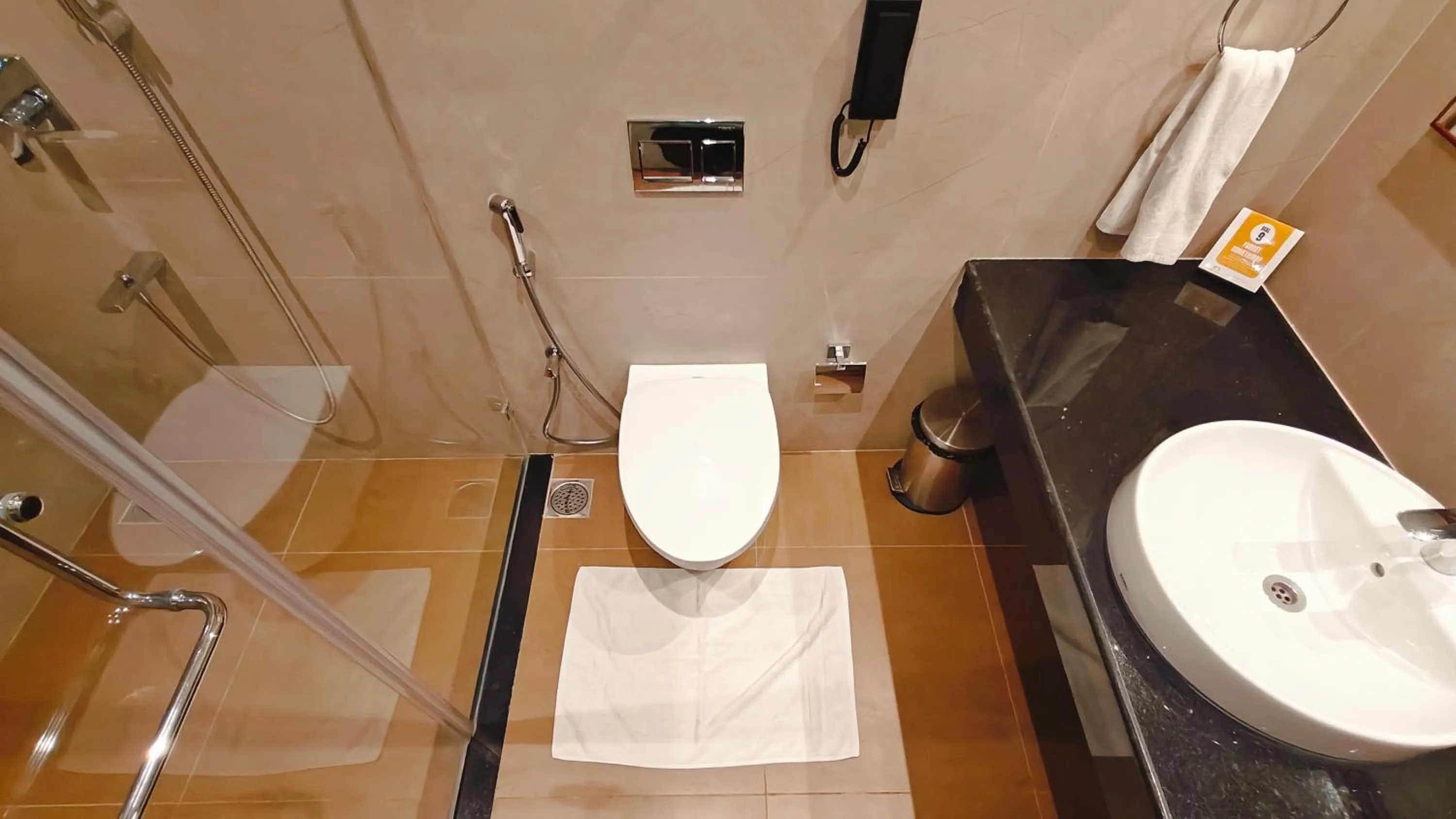 Toilet in MM Legacy - A Bergamont Hotel, Kanchipuram