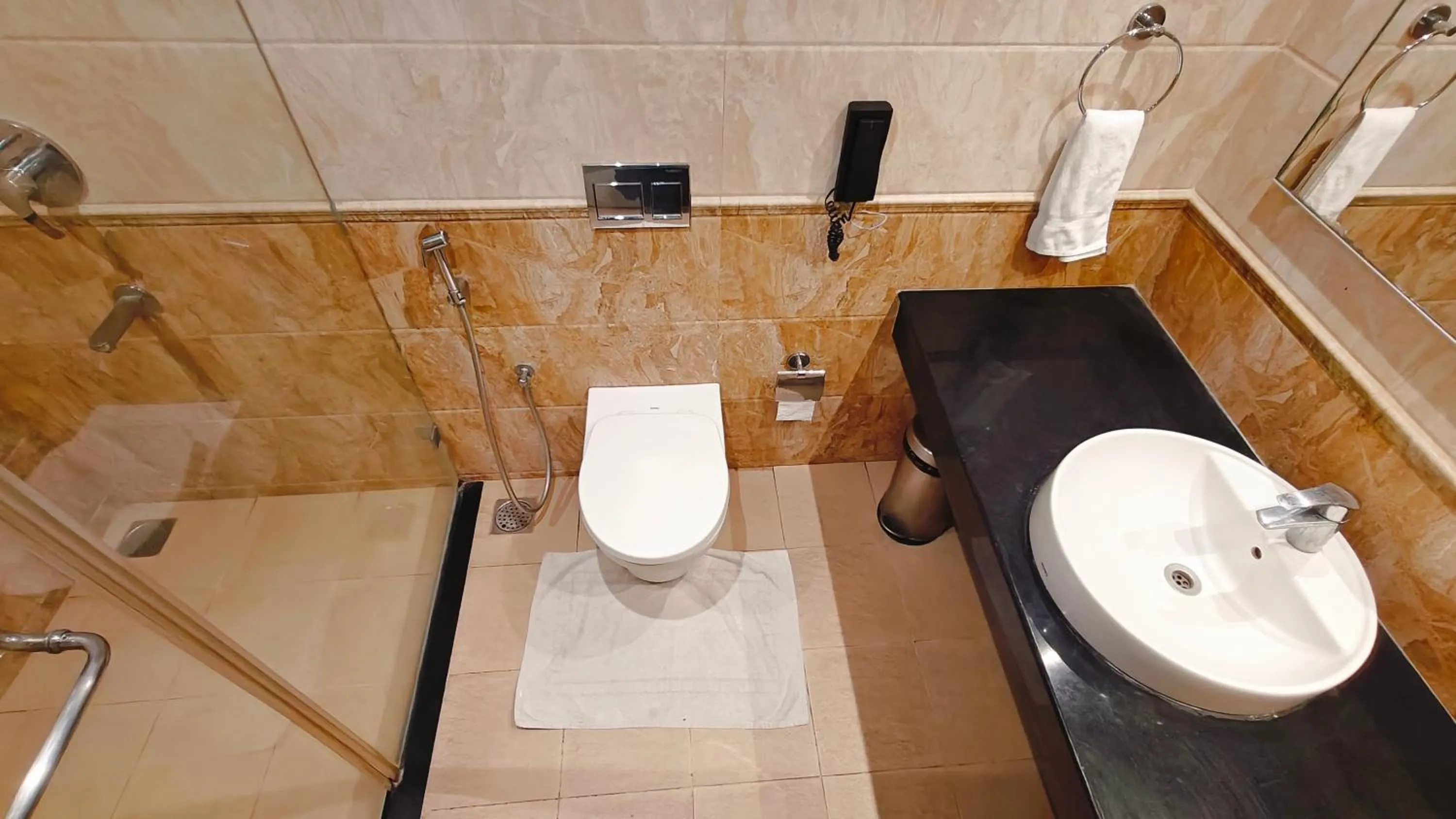 Toilet in MM Legacy - A Bergamont Hotel, Kanchipuram