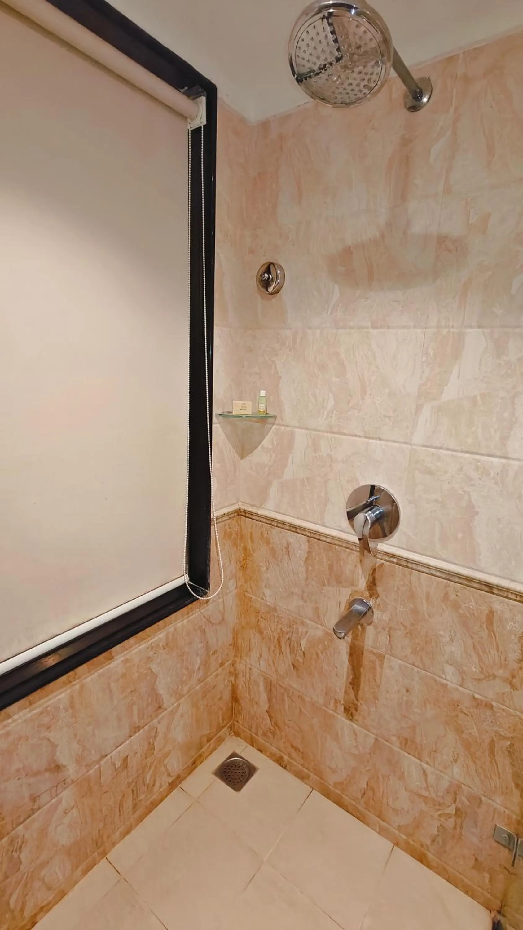 Shower in MM Legacy - A Bergamont Hotel, Kanchipuram