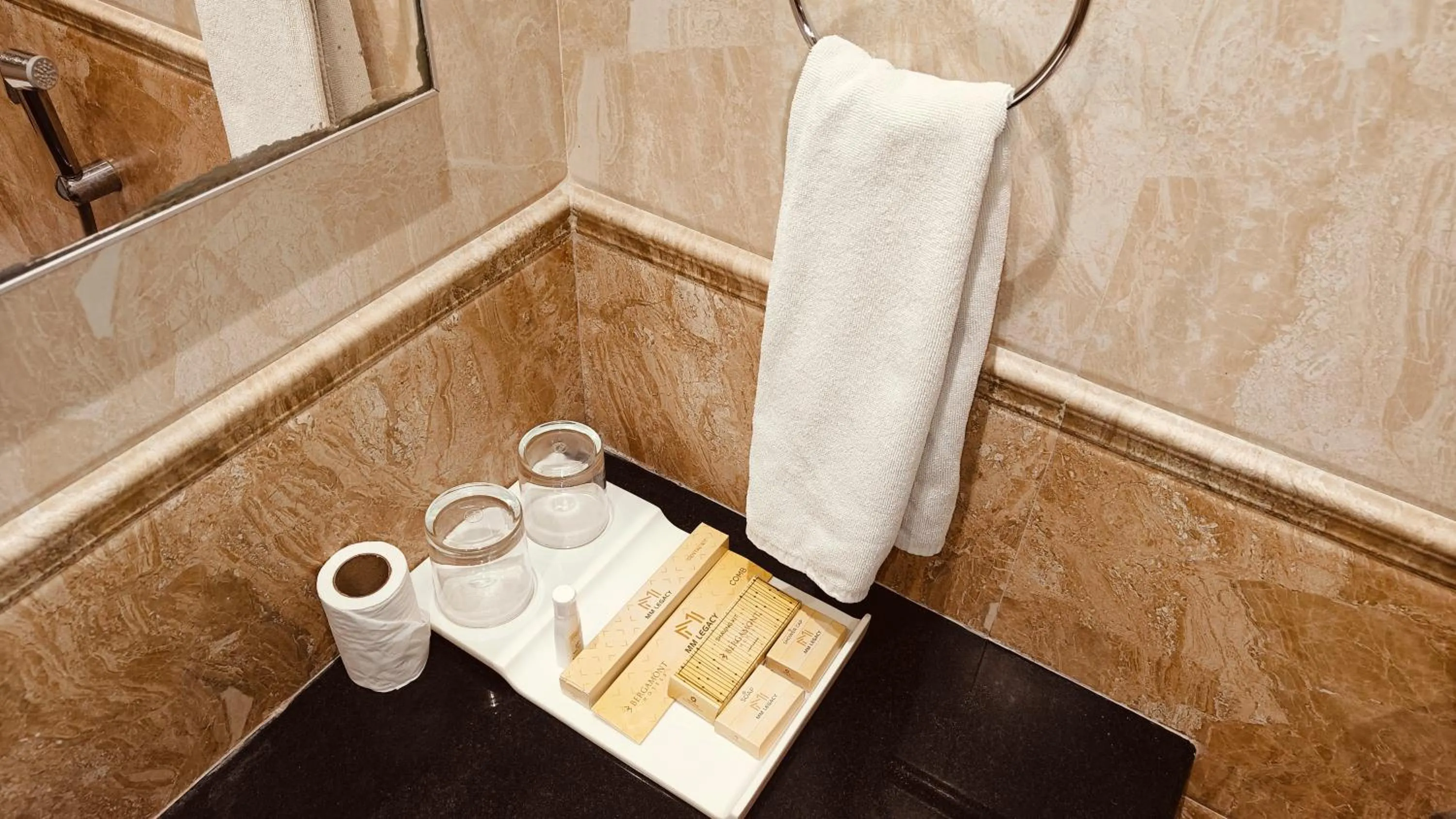 Bathroom in MM Legacy - A Bergamont Hotel, Kanchipuram