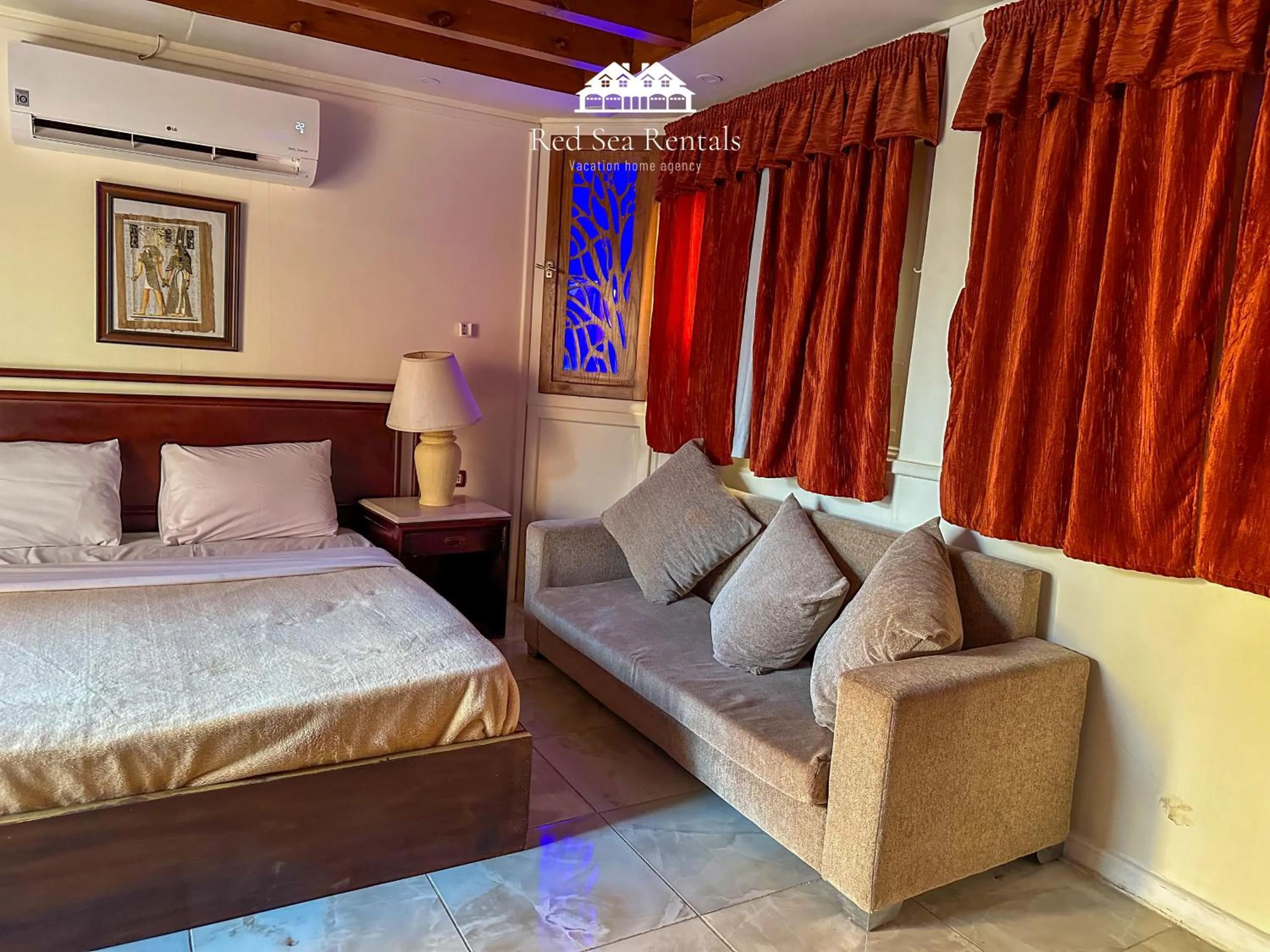 Bed in Green Garden Resort