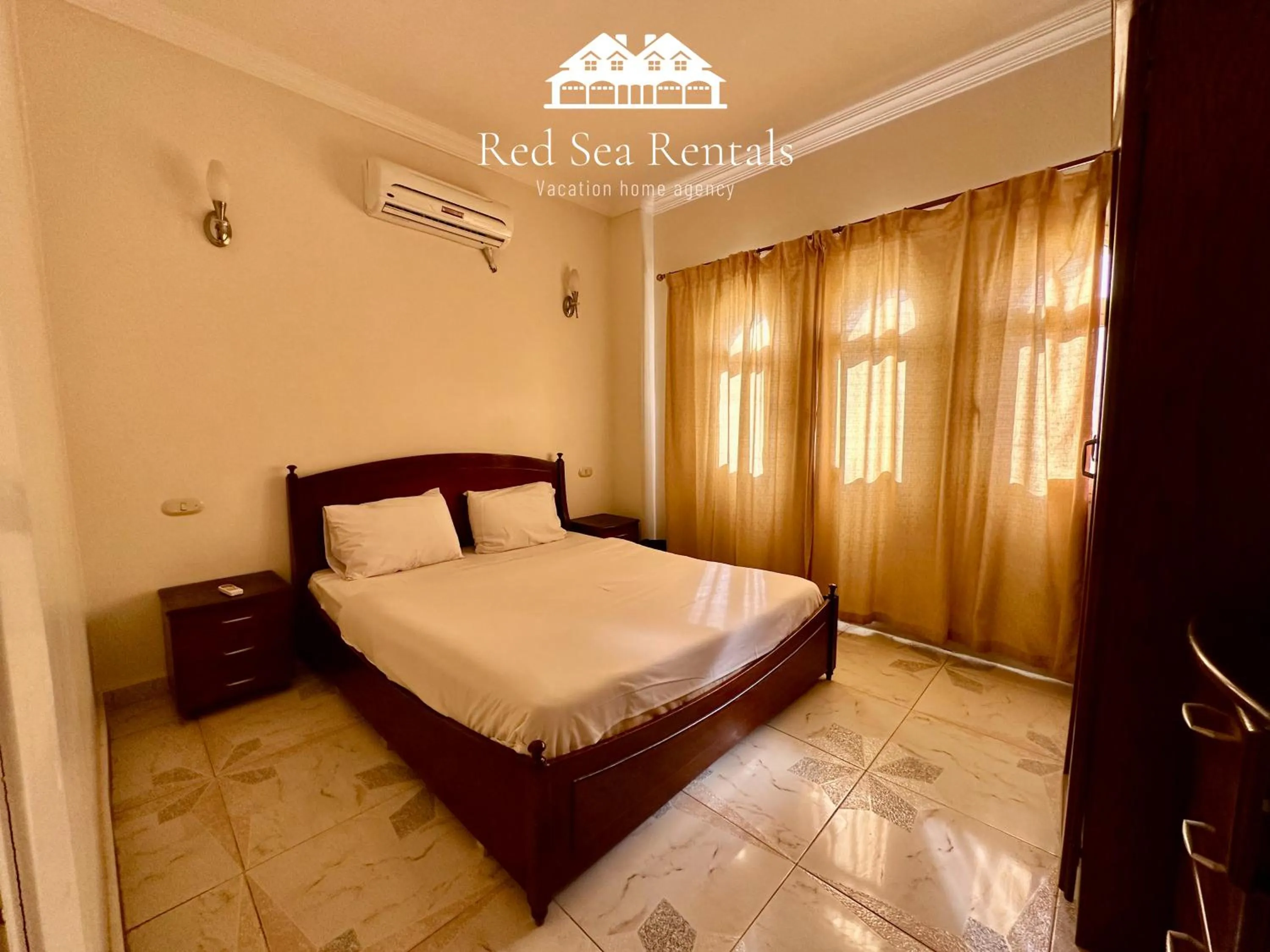 Bed in Green Garden Resort