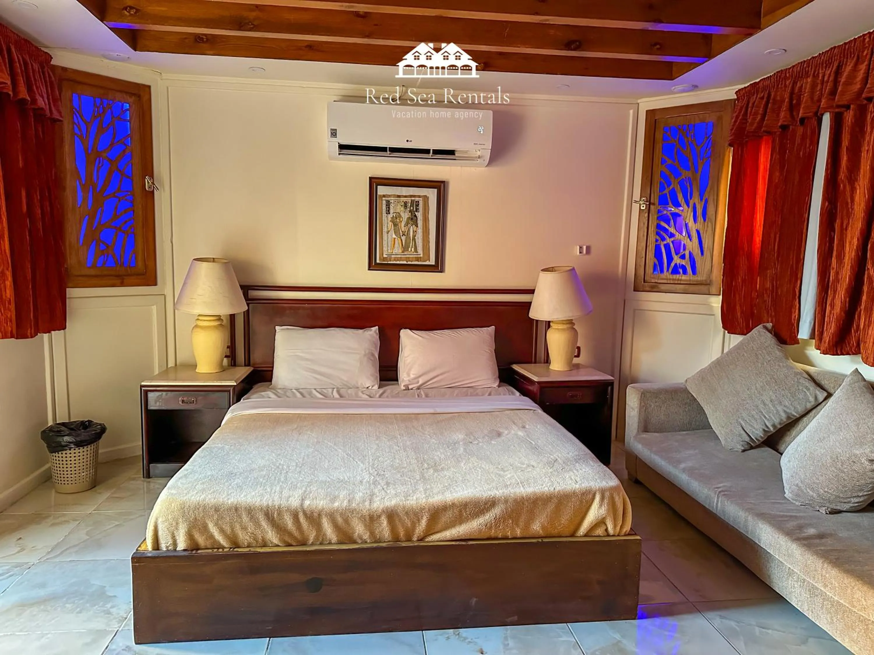 Bed in Green Garden Resort