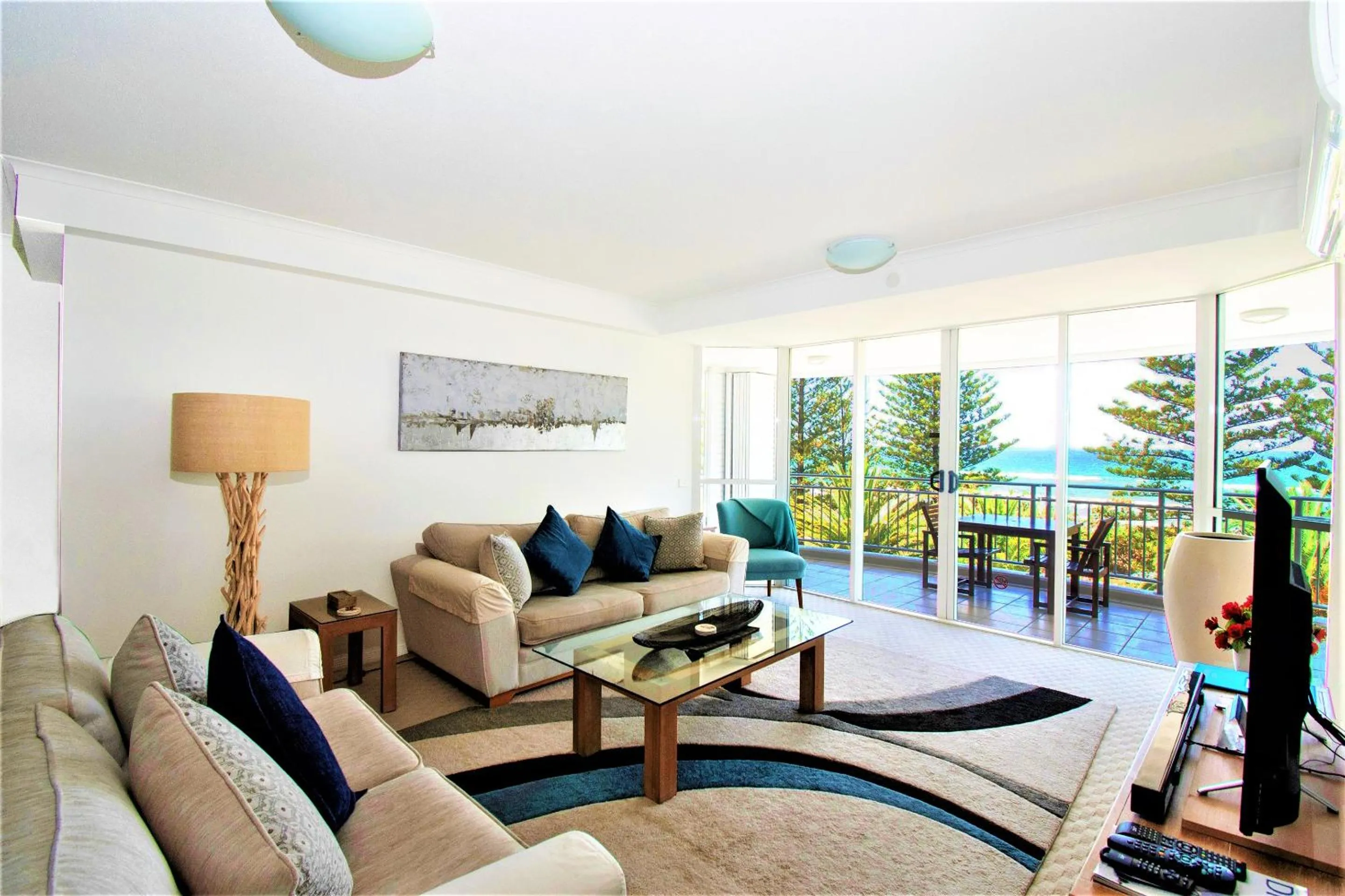 Living room in Indigo Blue