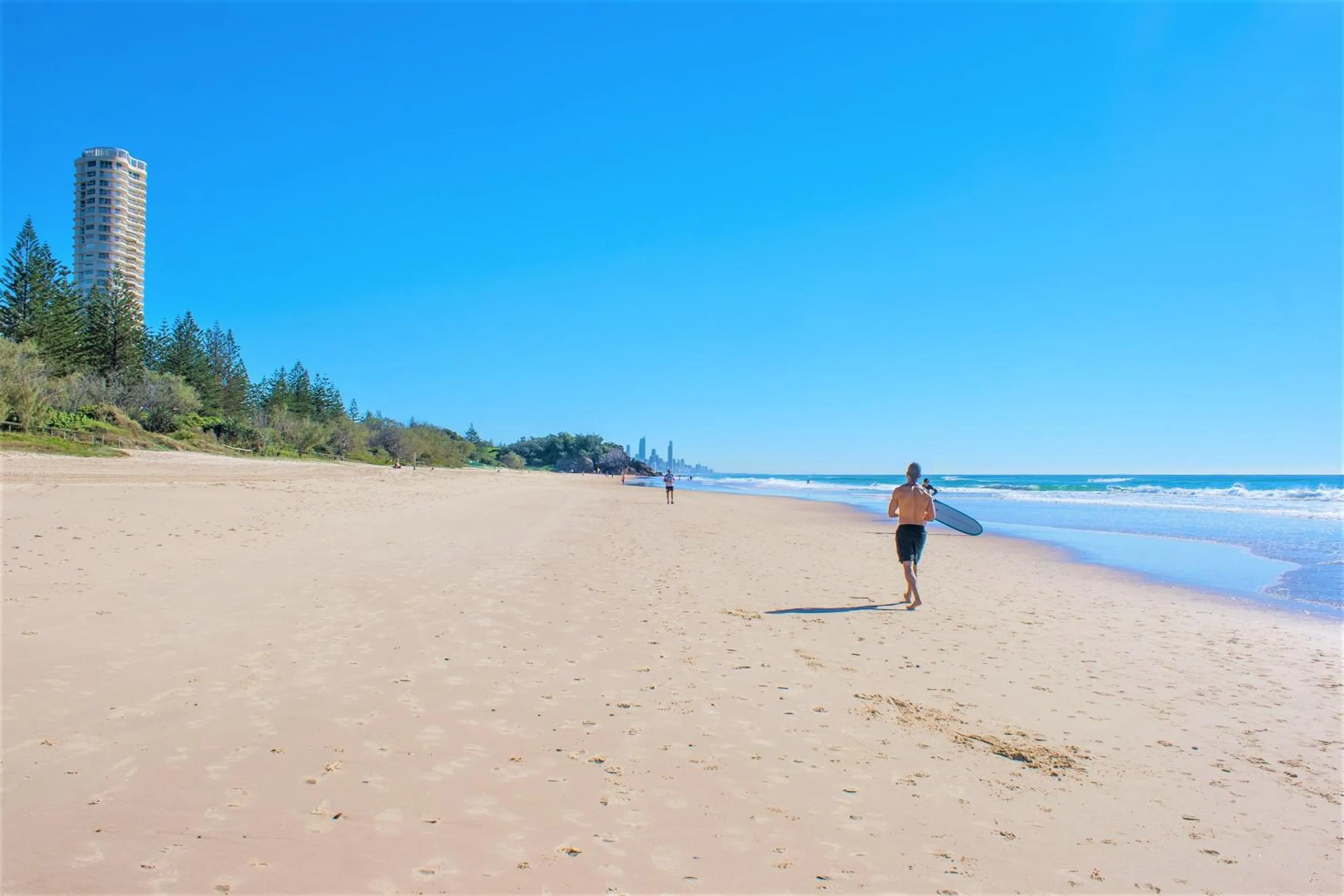 Beach in Indigo Blue