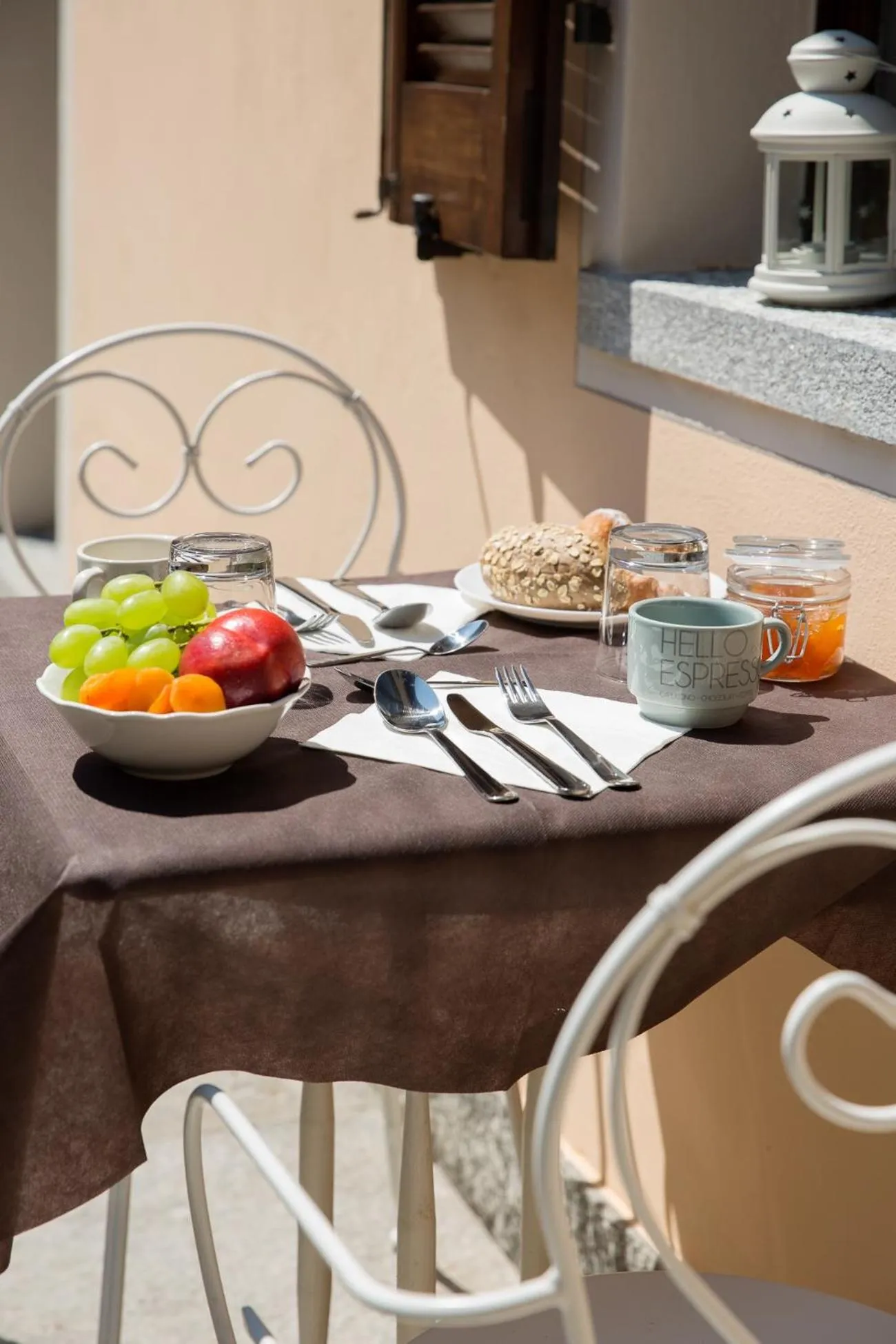 Food and drinks in B&B Magnolia