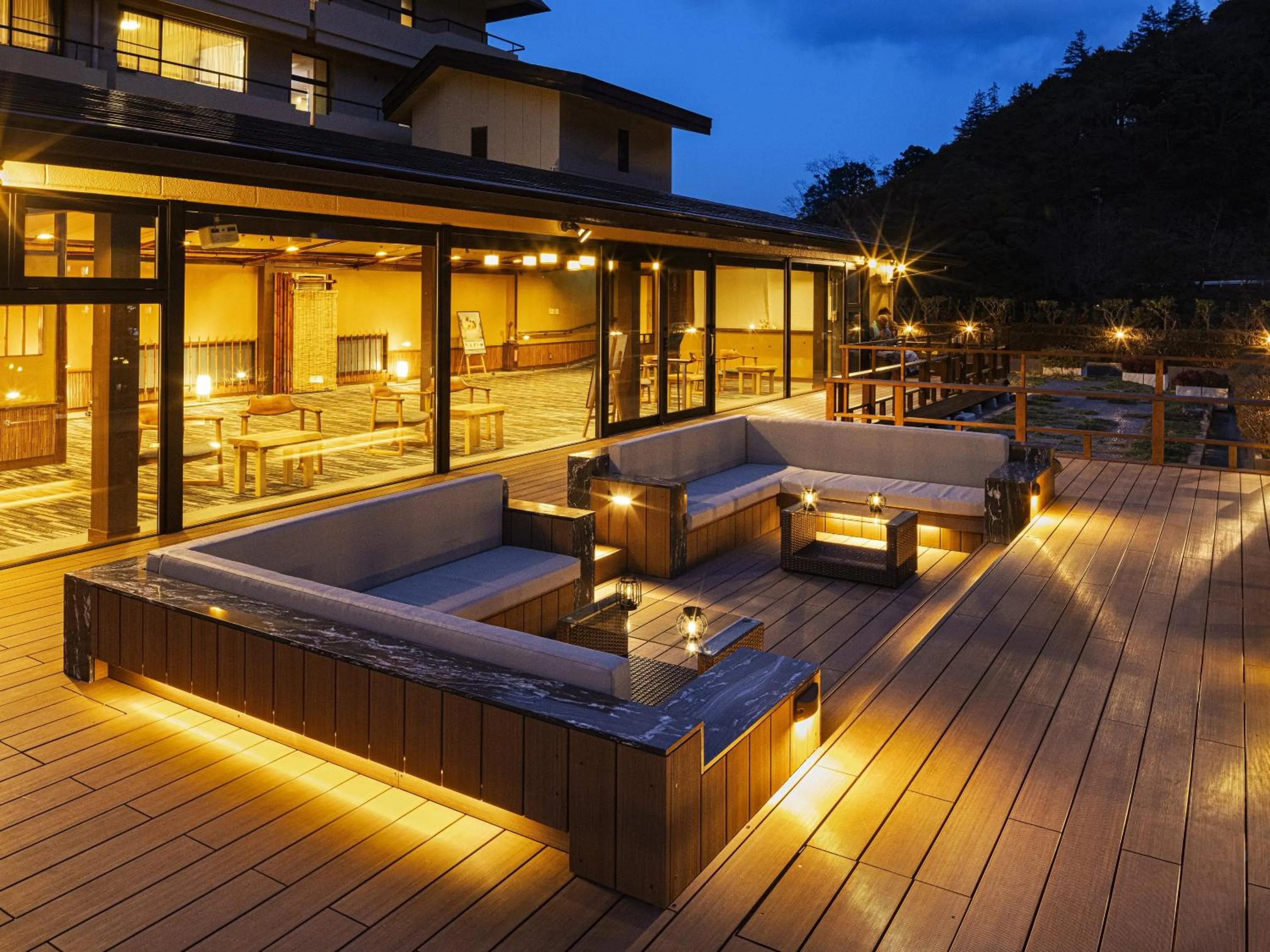 Hot Spring Bath in Hotel Okada