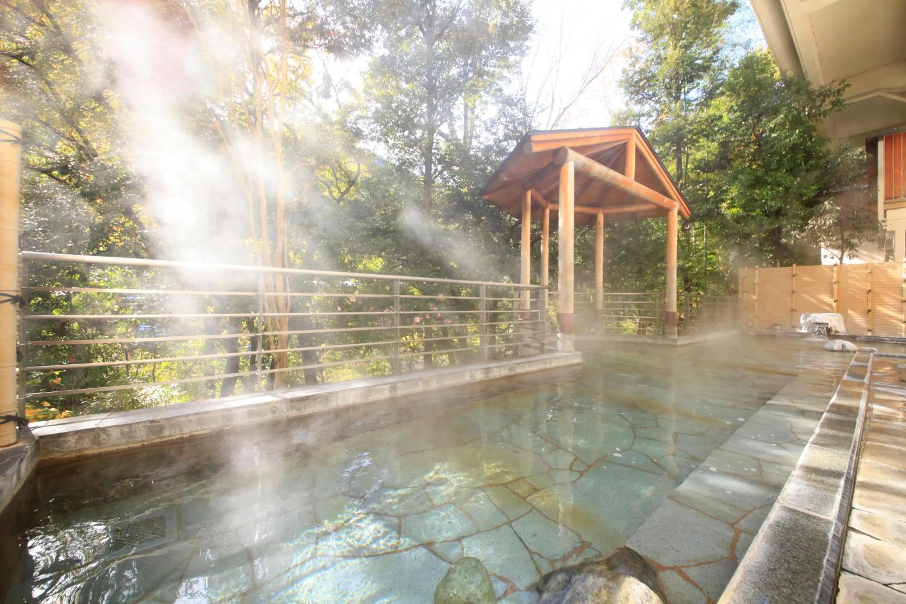 Hot Spring Bath in Hotel Okada