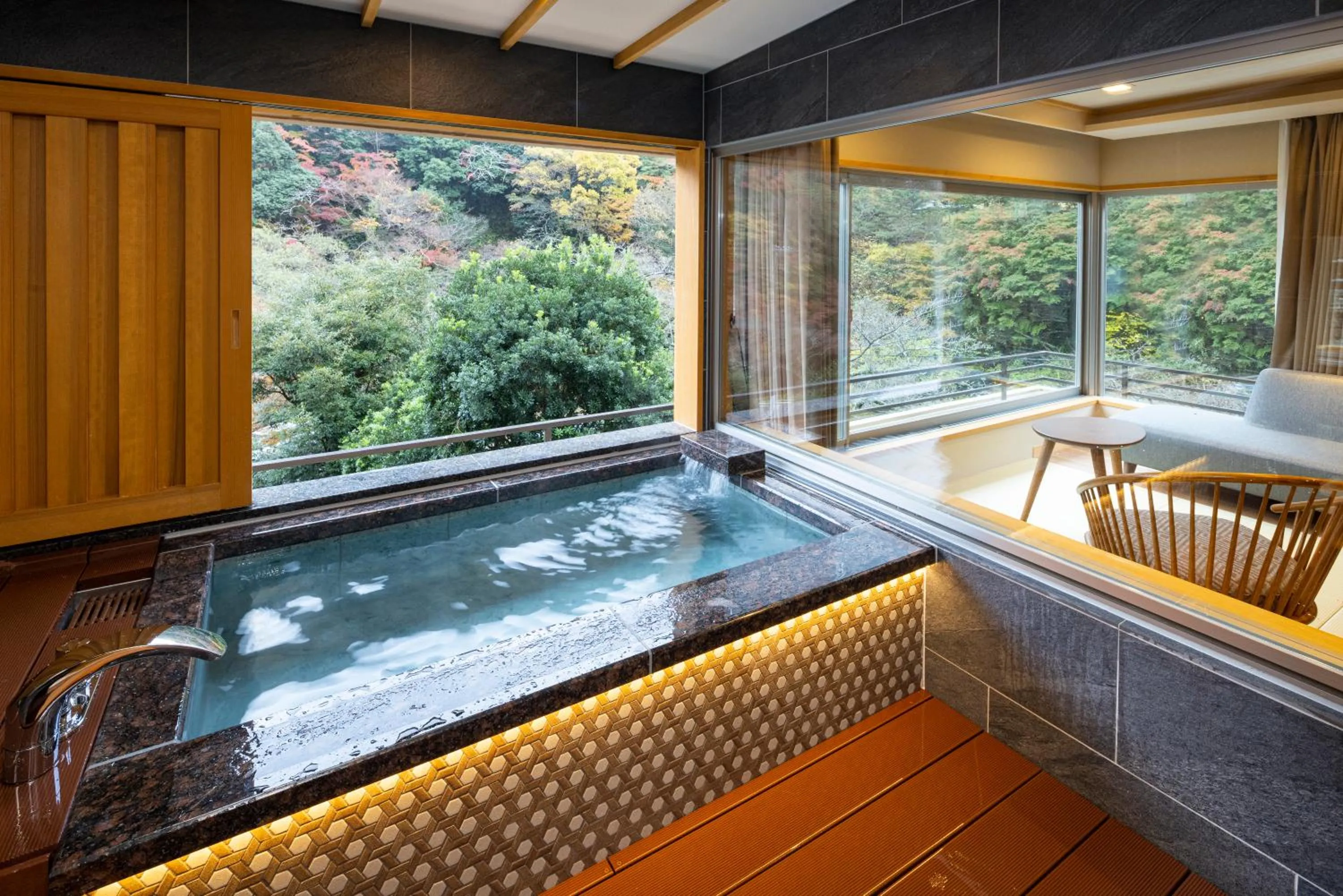Hot Spring Bath in Hotel Okada