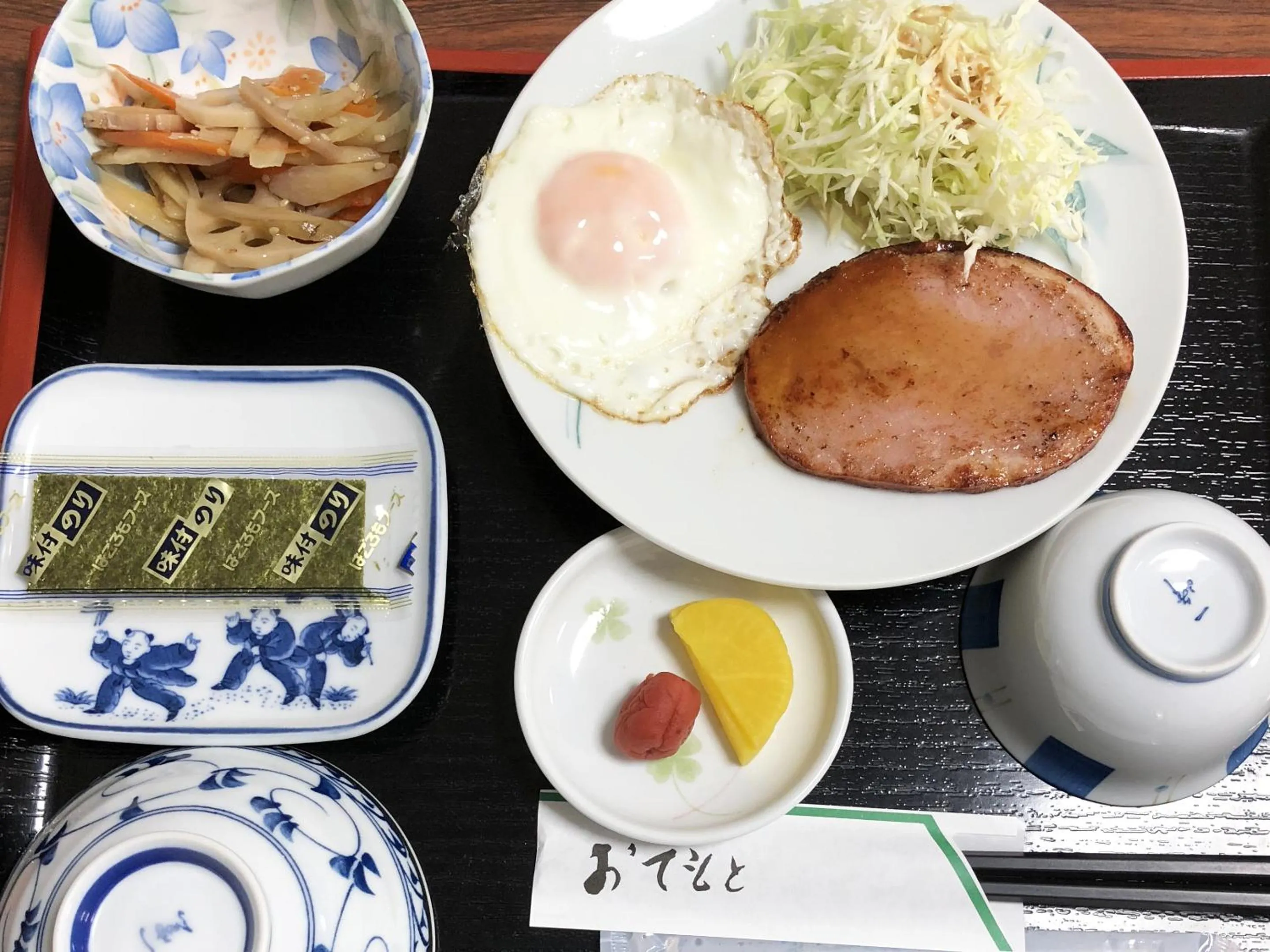 Breakfast in Imazato Ryokan