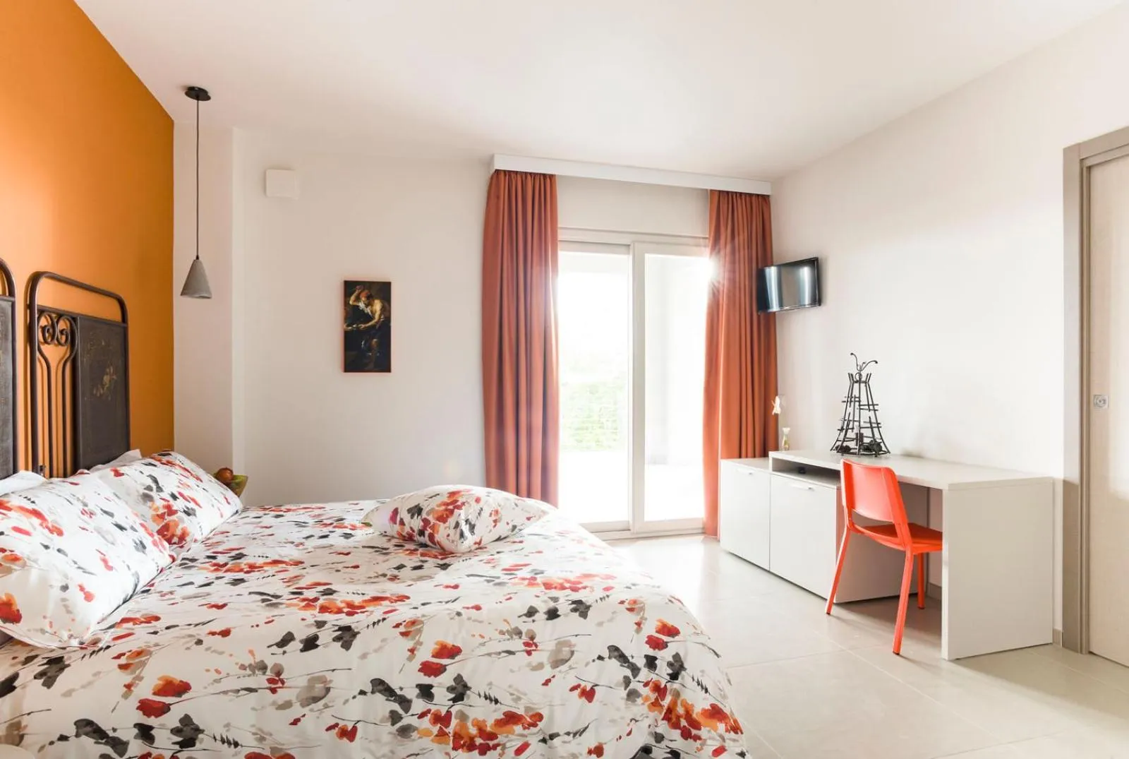 Seating area, Bed in B&B Etna Dream