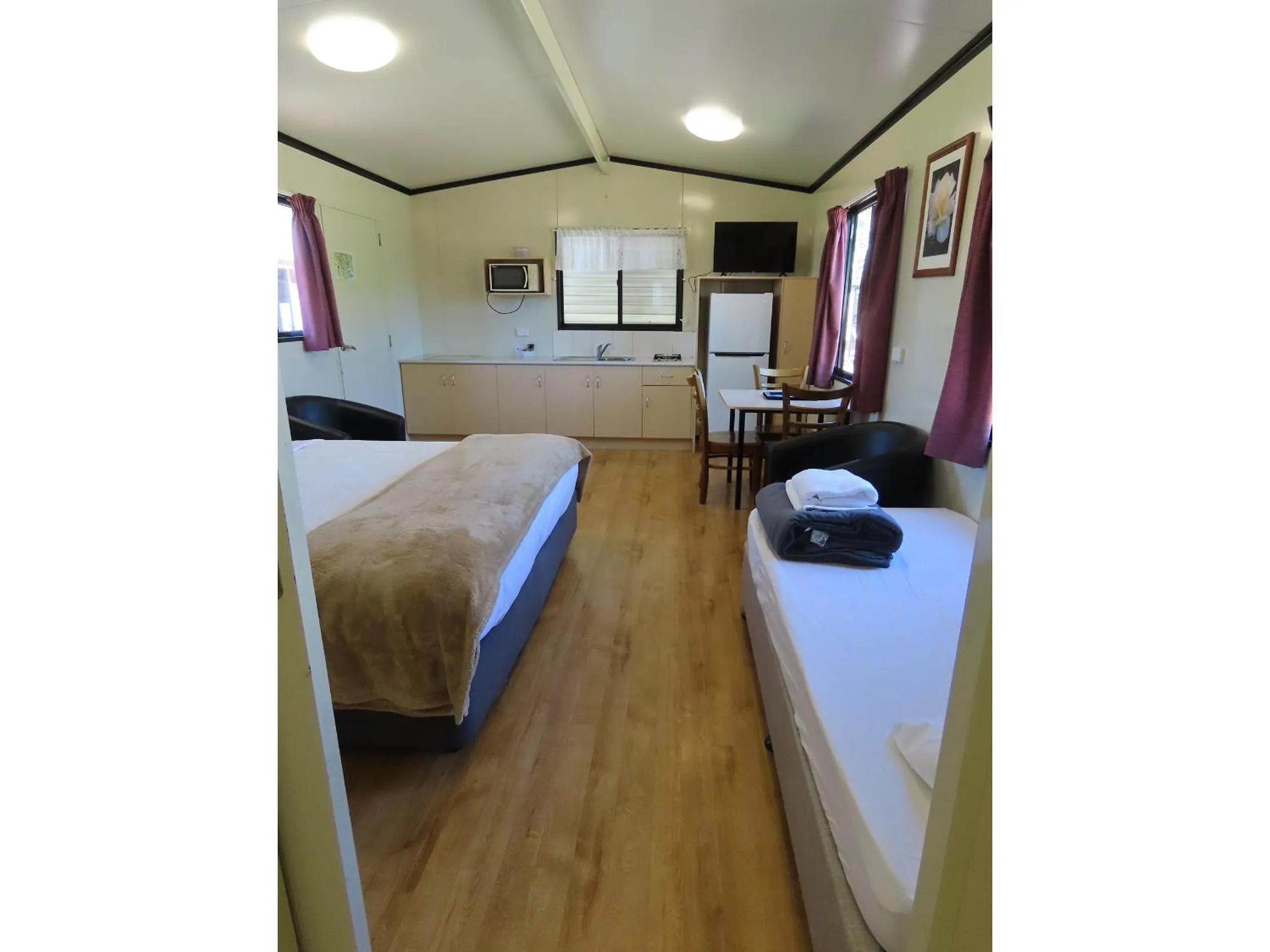 Bed in BIG4 Toowoomba Garden City Holiday Park