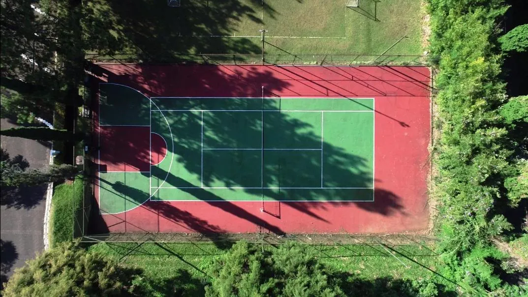 Tennis court in Lembang Asri Resort