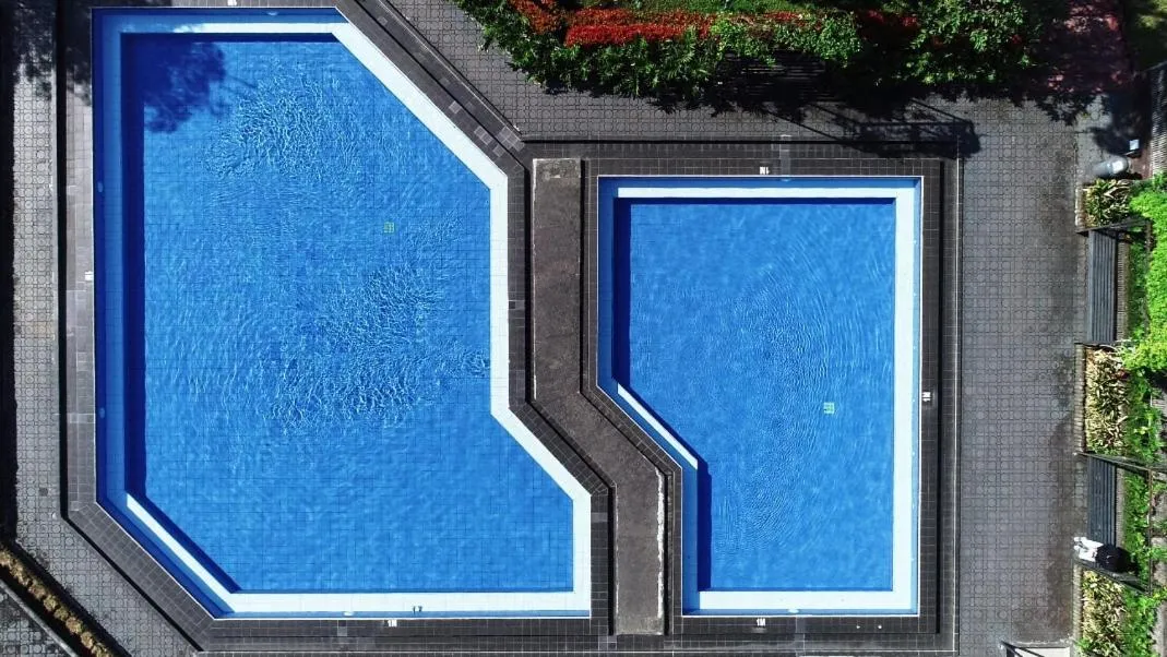 Swimming pool in Lembang Asri Resort