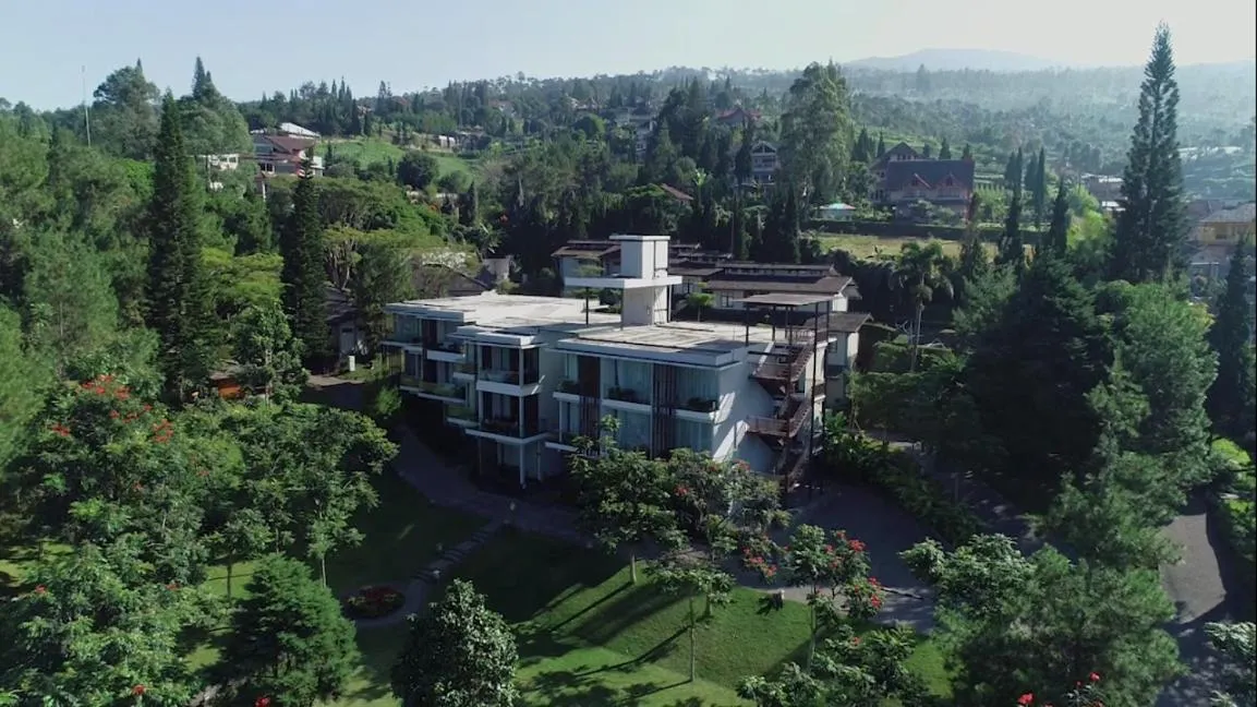 Bird's eye view in Lembang Asri Resort