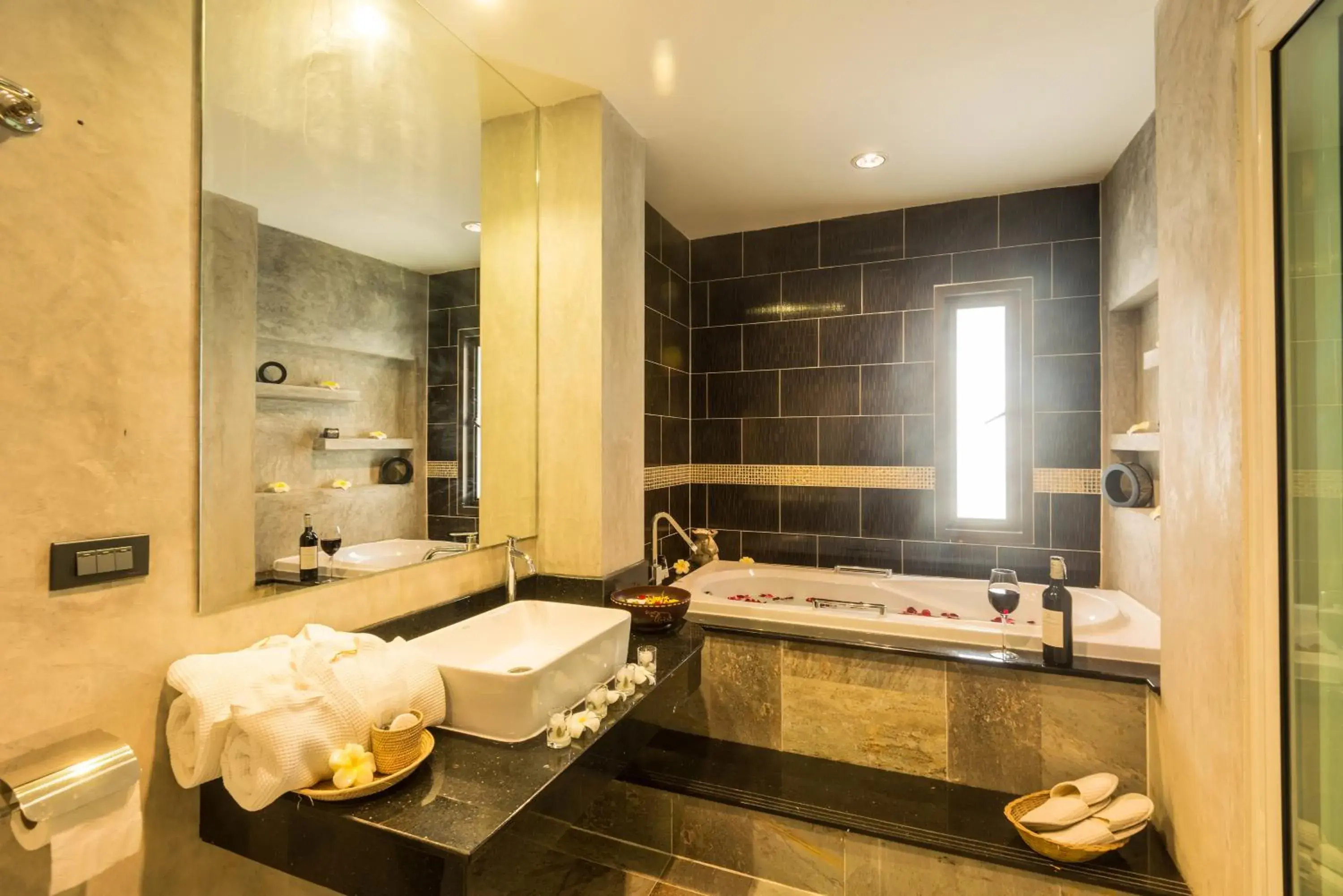 Bathroom in Tanawan Phuket Hotel Bathroom in Tanawan Phuket Hotel