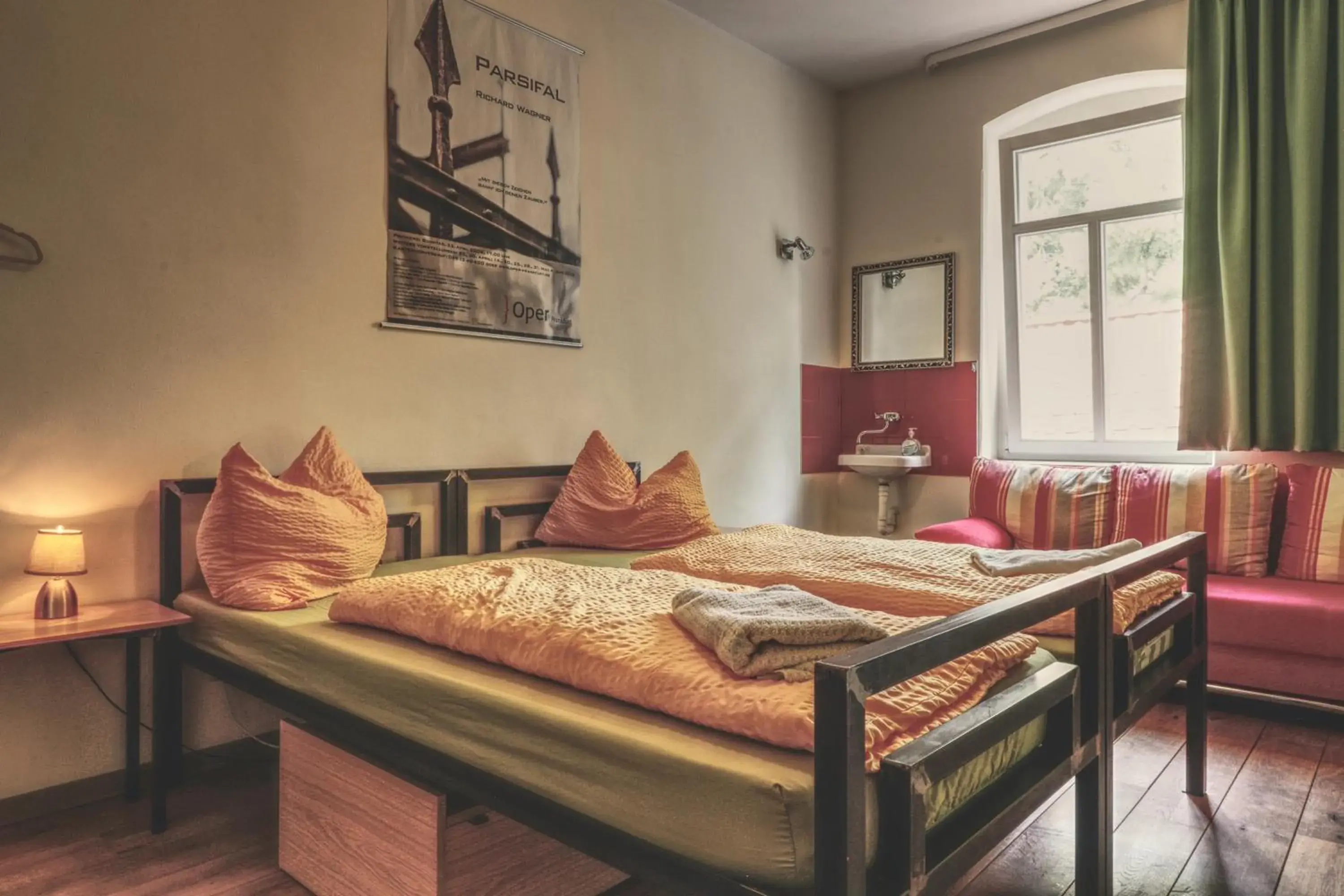 Double Room with Shared Bathroom in OPERA Hostel Double Room with Shared Bathroom in OPERA Hostel