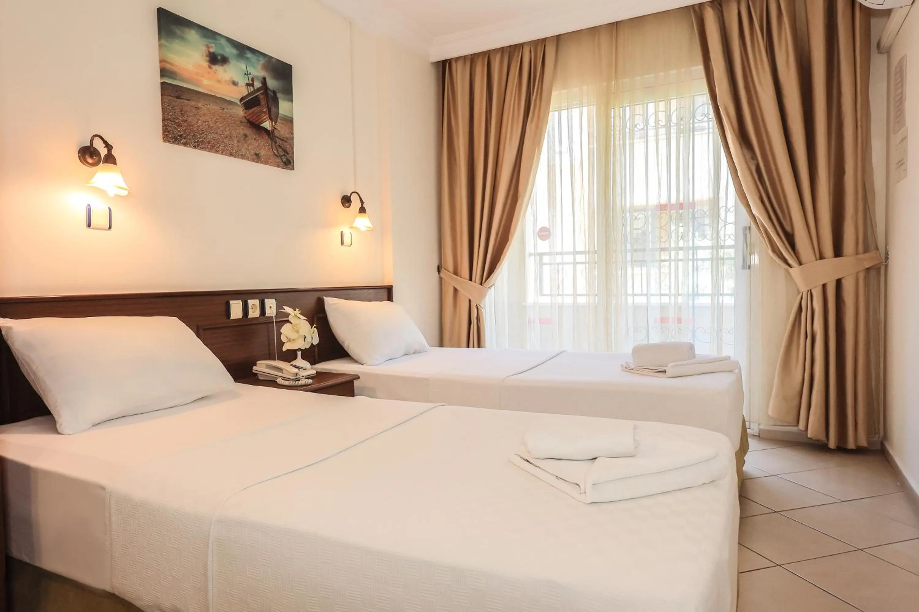 Bedroom, Bed in Marmaris Liman Apart