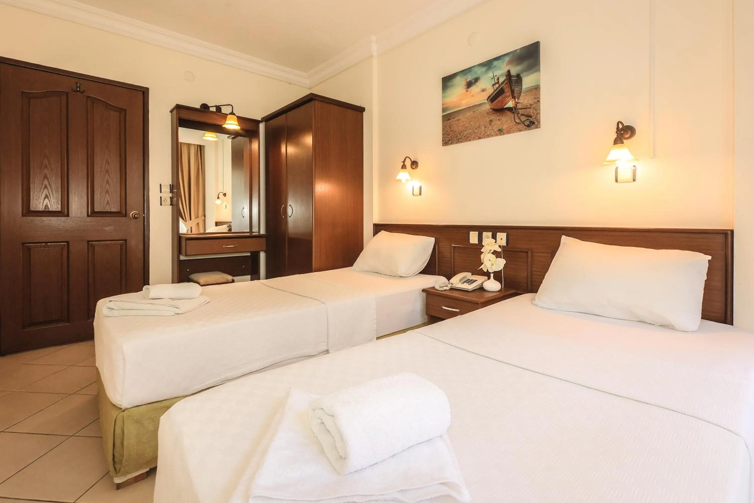 Bedroom, Bed in Marmaris Liman Apart