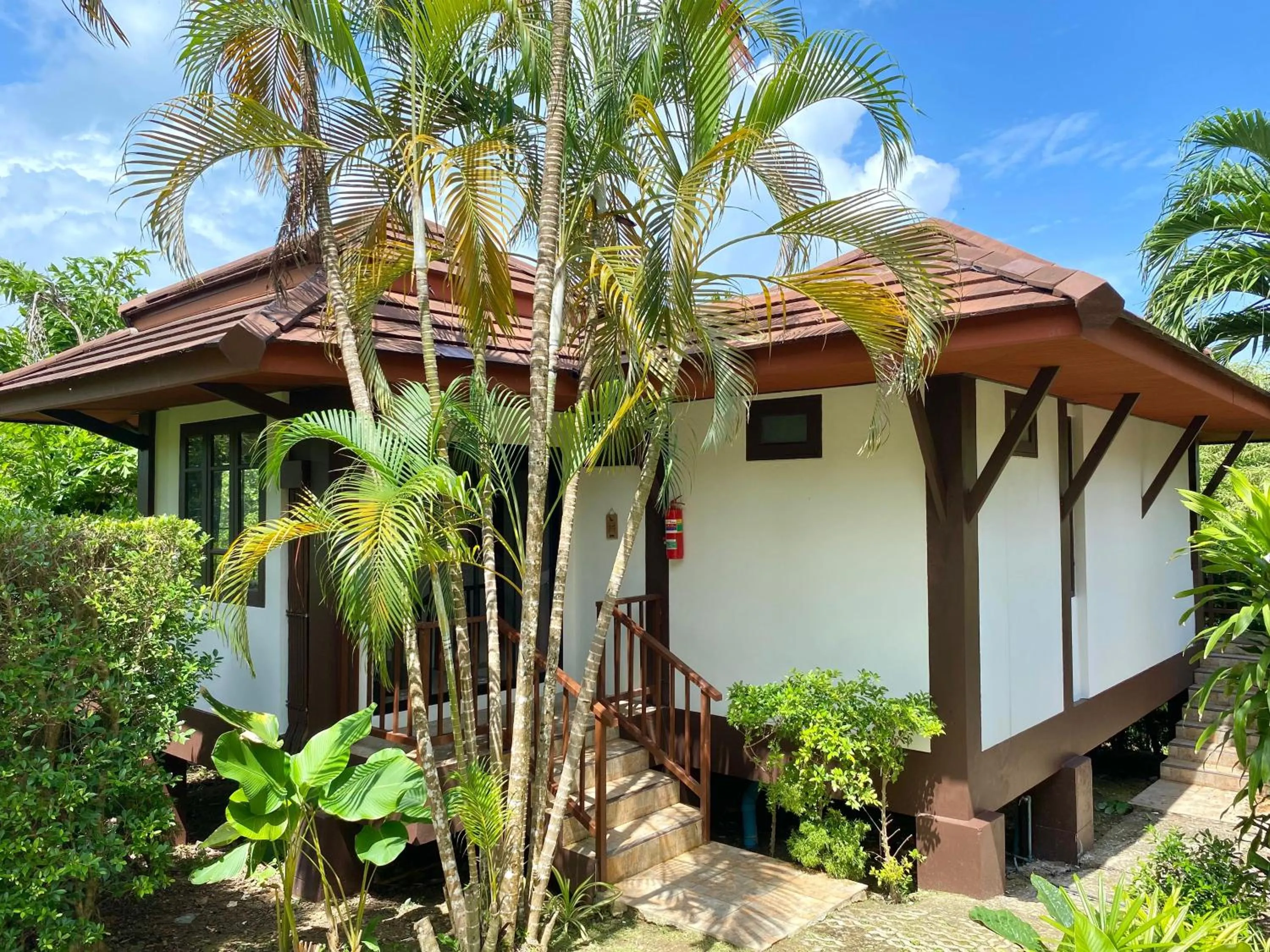 Garden view in Puteri Lanta Family Villas