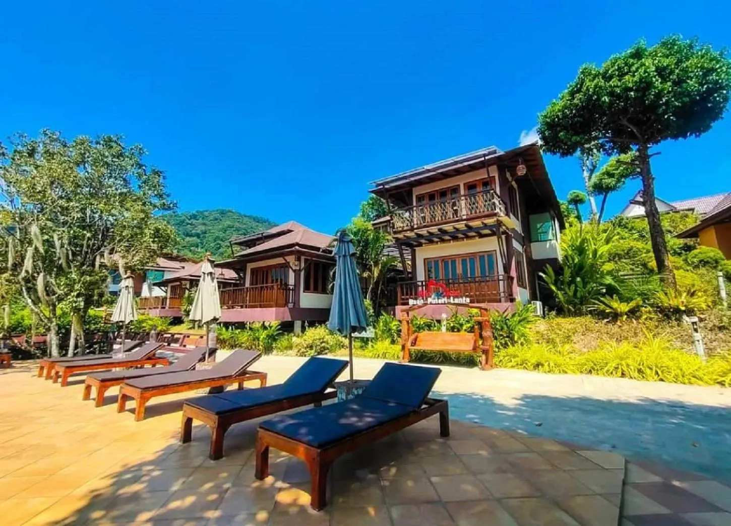 sunbed in Puteri Lanta Family Villas