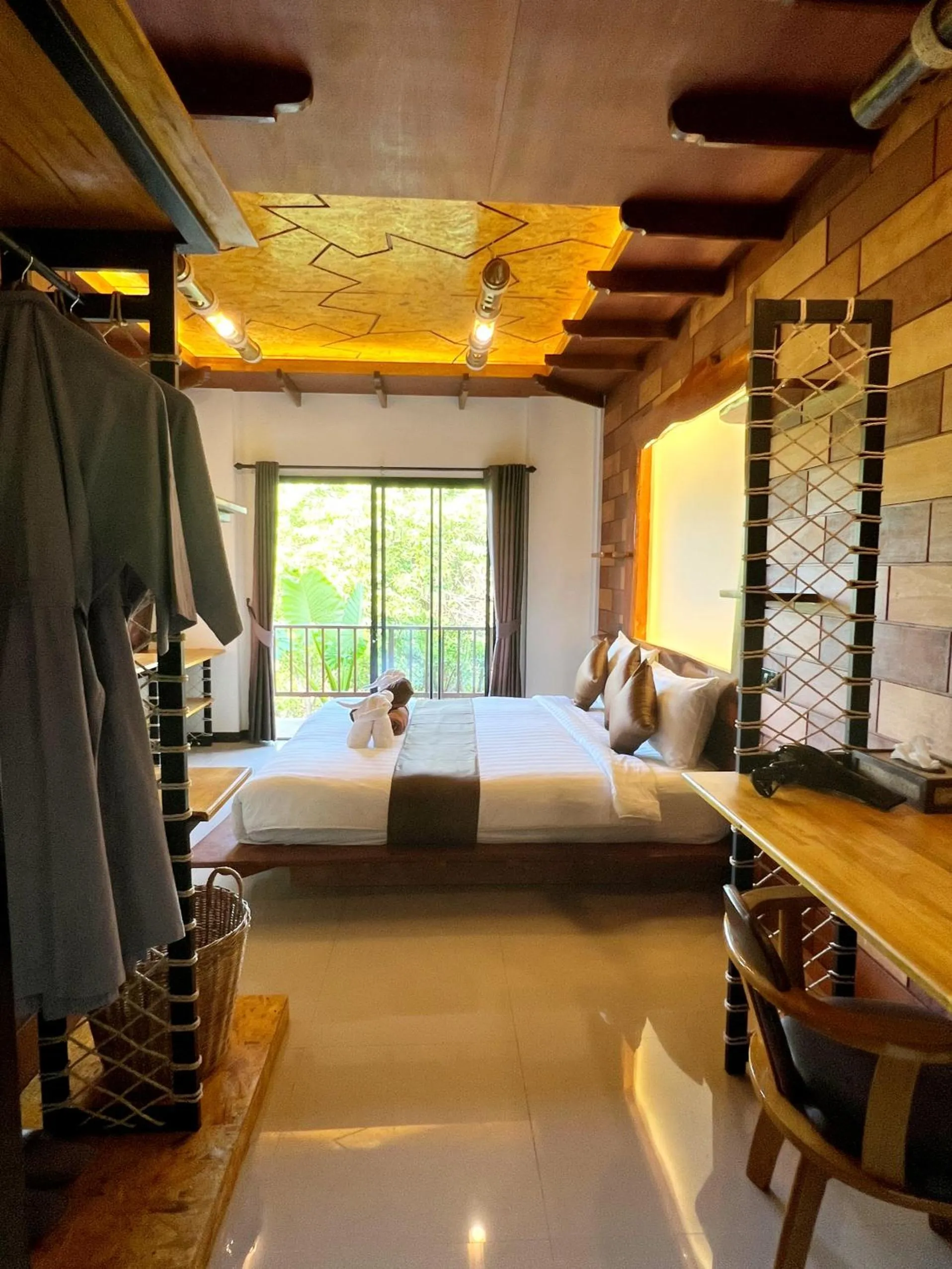 Bed in Puteri Lanta Family Villas