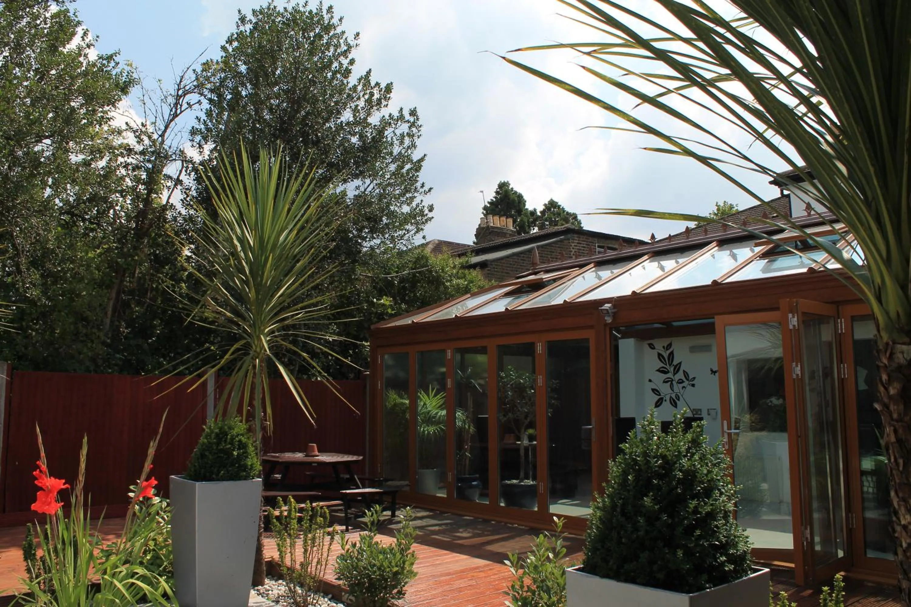 Garden in Skylark Guest House