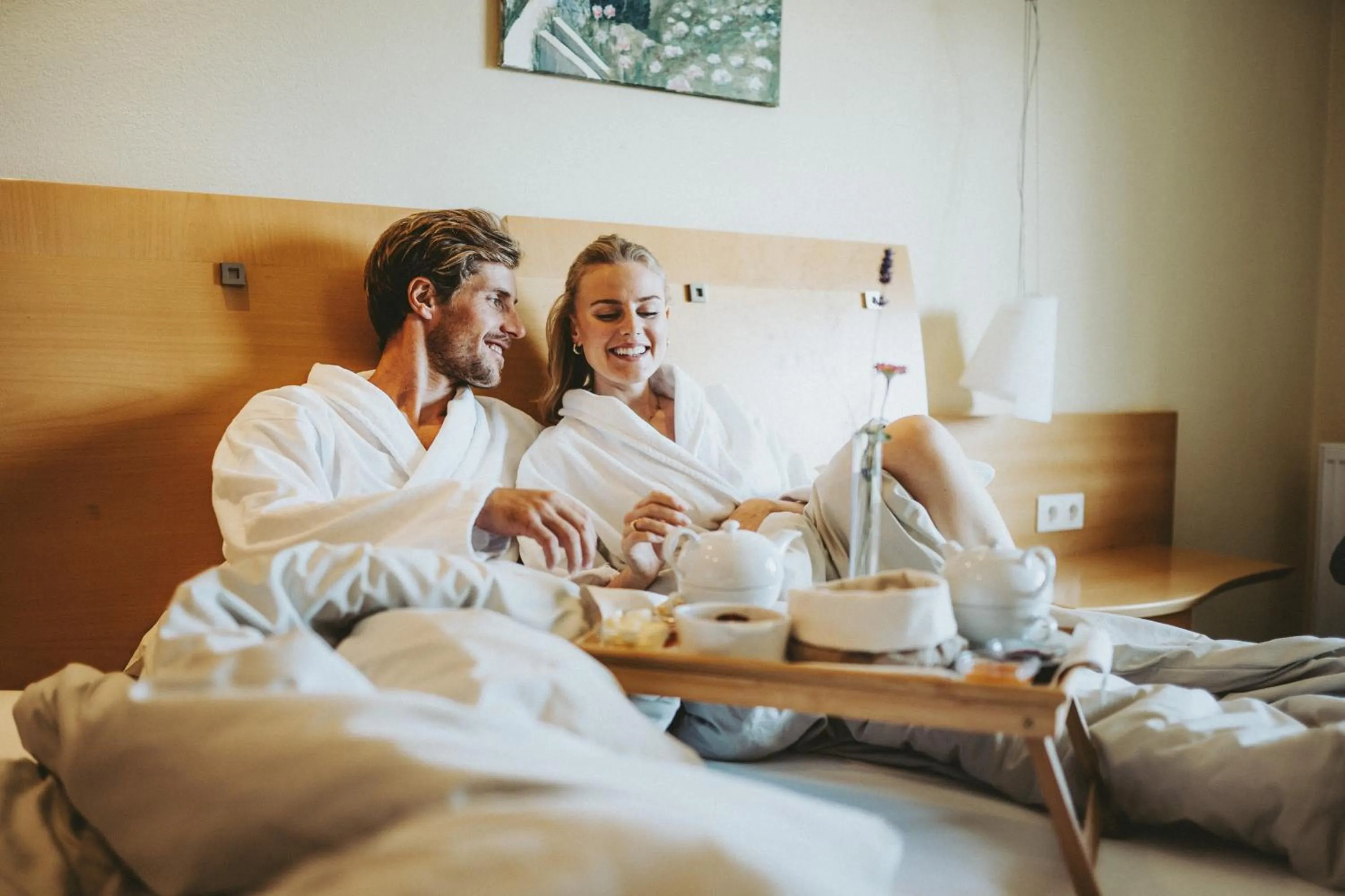 People, Bed in Mein Hotel Fast