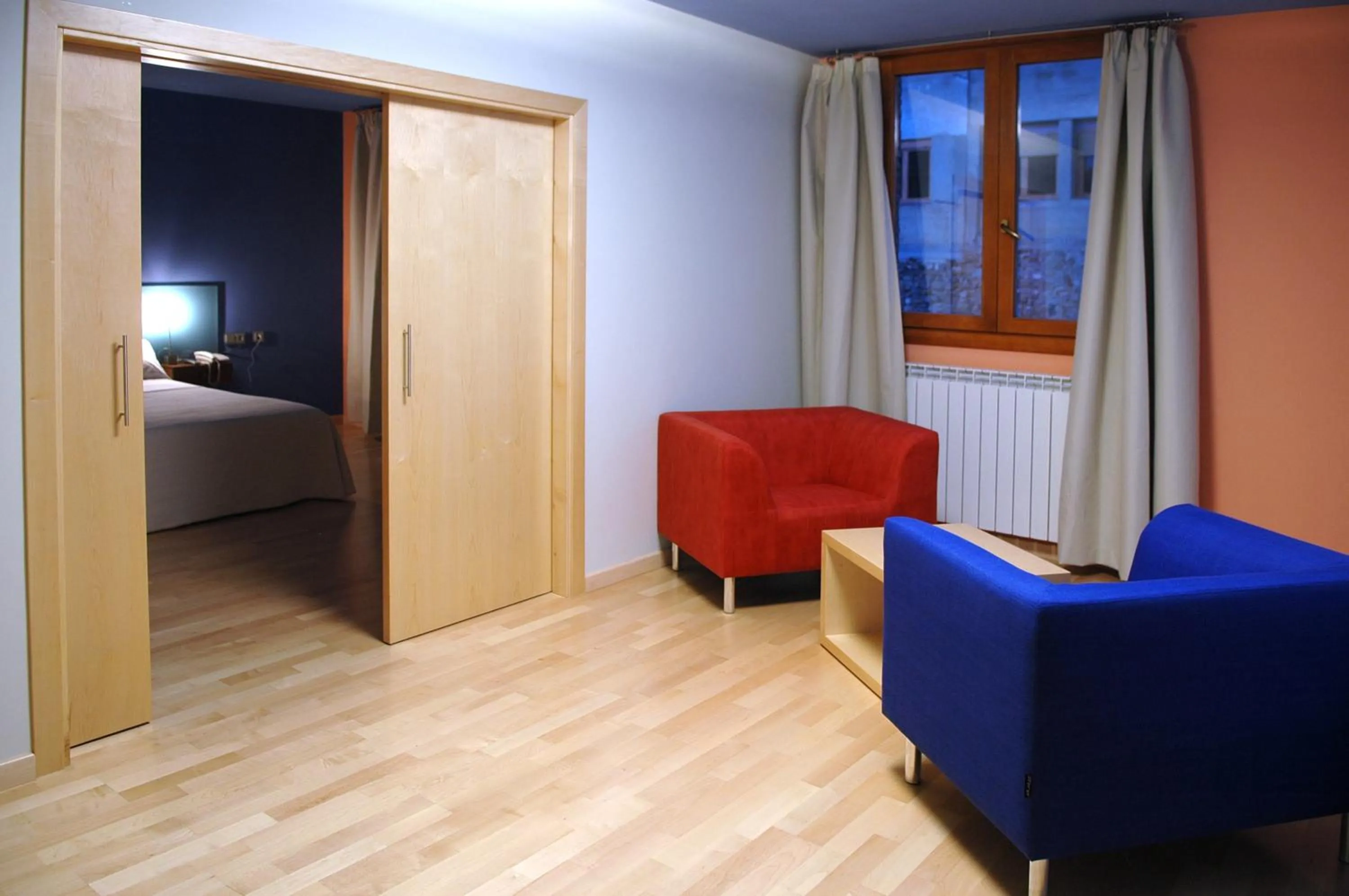Seating area, Bed in La Merced de la Concordia