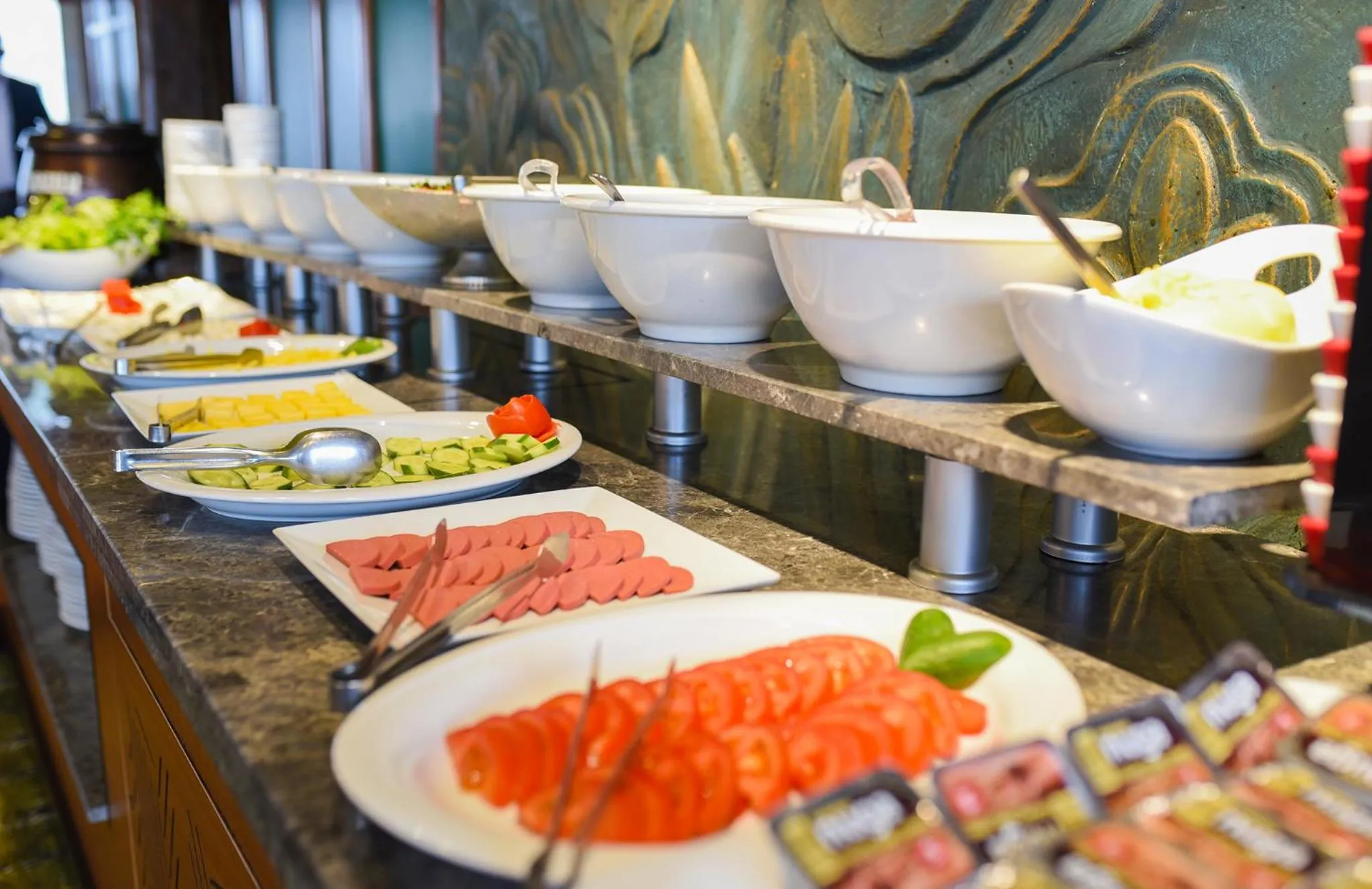 Buffet breakfast in Horon Hotel