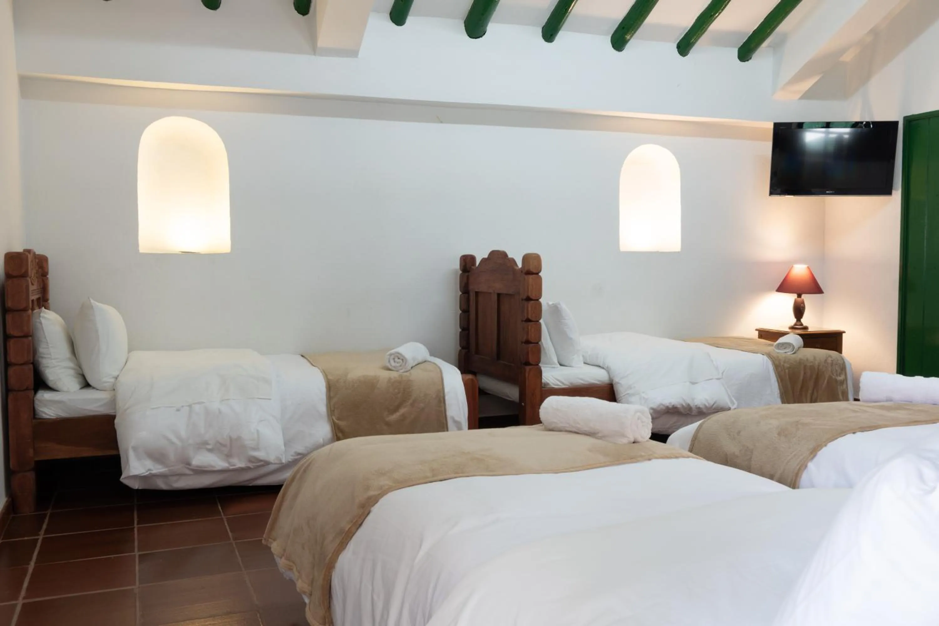 Bed in Hotel Beth Sarim