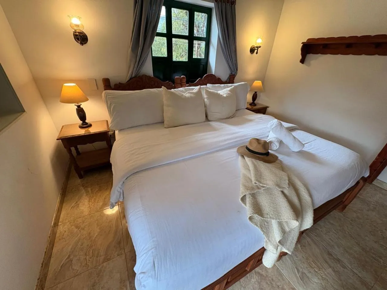 Bed in Hotel Beth Sarim