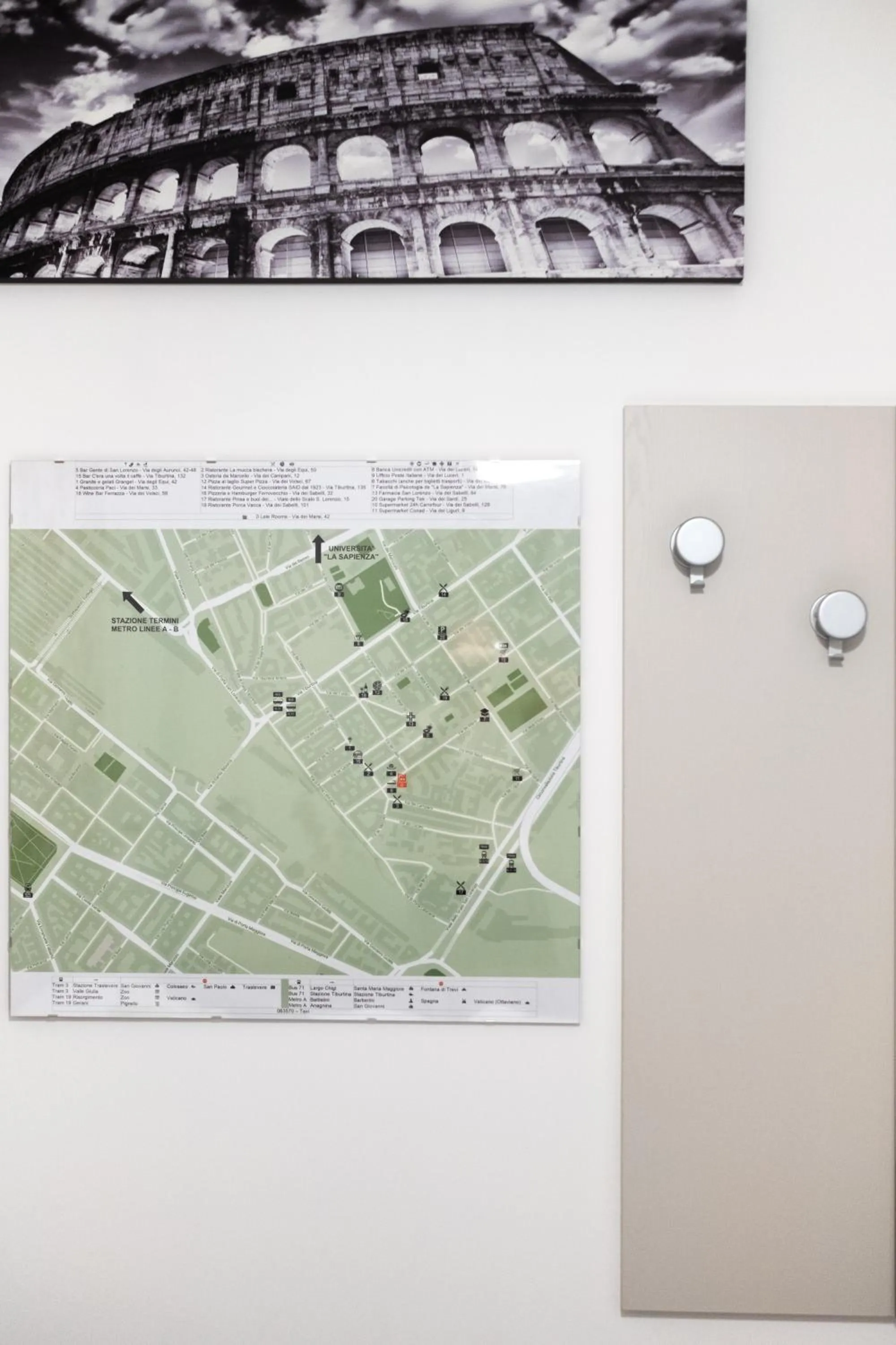 Decorative detail in Lele Rooms San Lorenzo