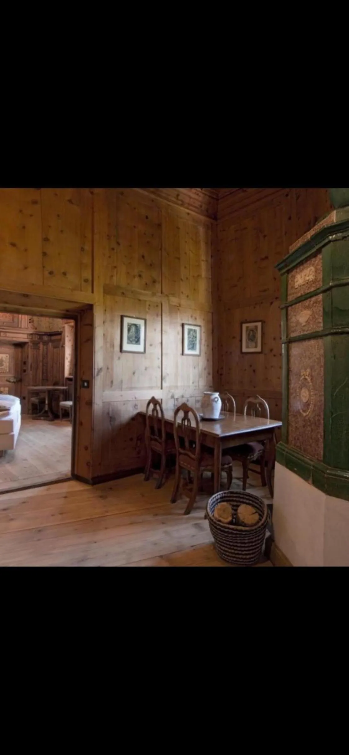 Living room, Bed in Schloss Freudenstein