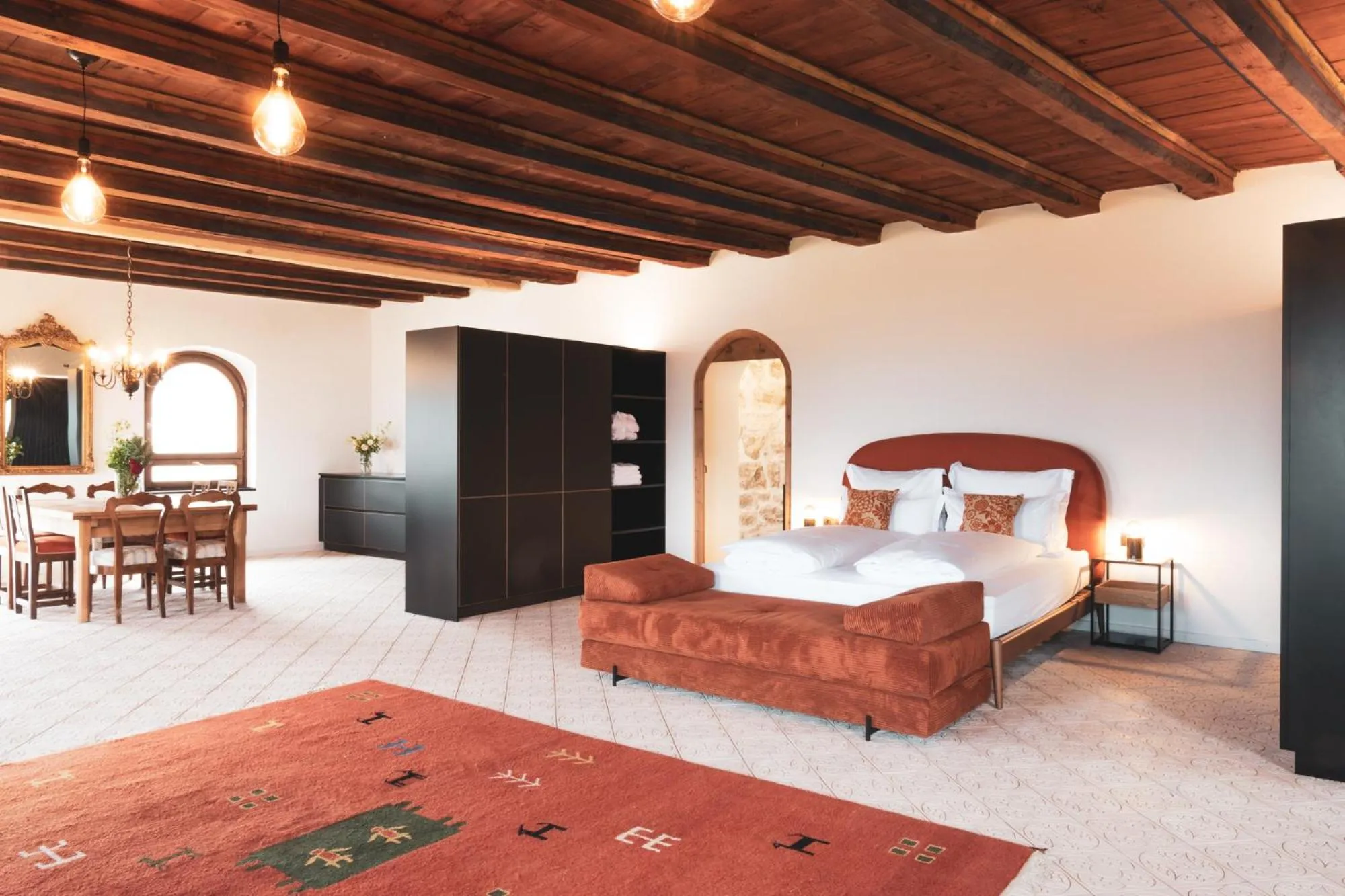 Bedroom, Bed in Schloss Freudenstein