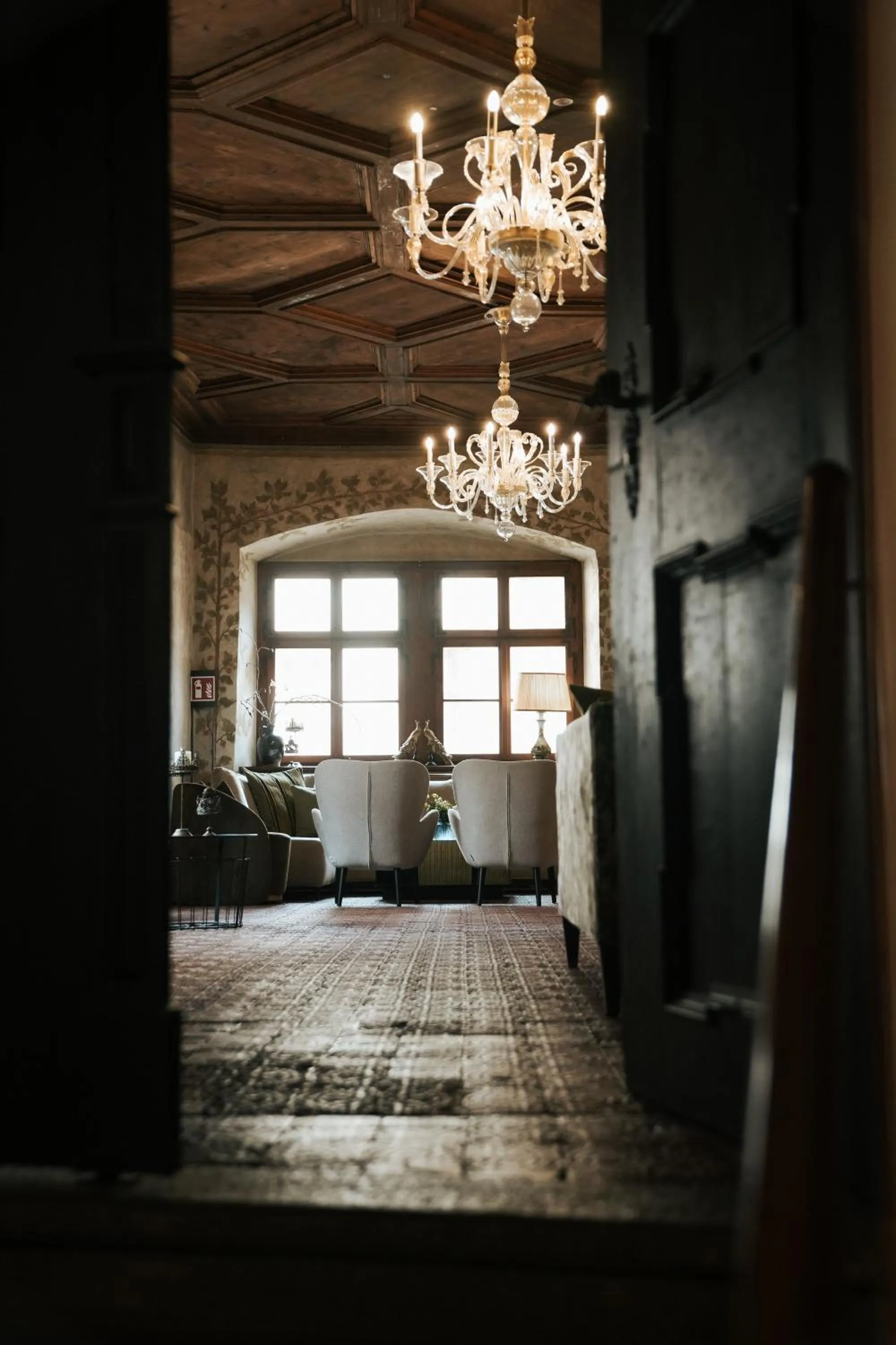 Communal lounge/ TV room in Schloss Freudenstein