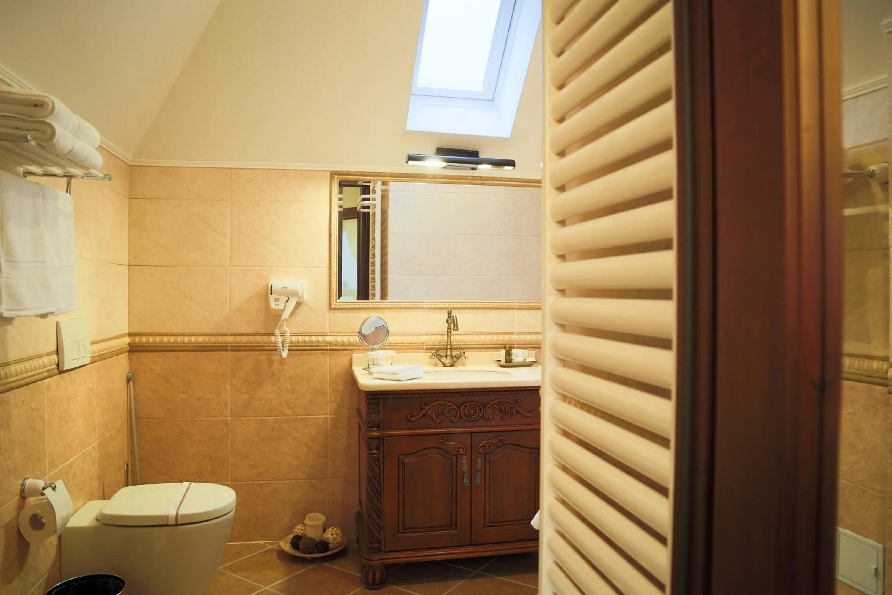 Bathroom in Hotel Foisorul cu Flori