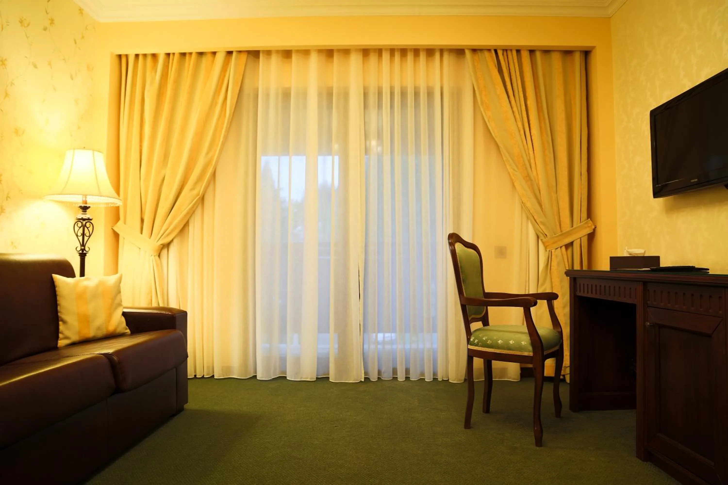 Living room in Hotel Foisorul cu Flori