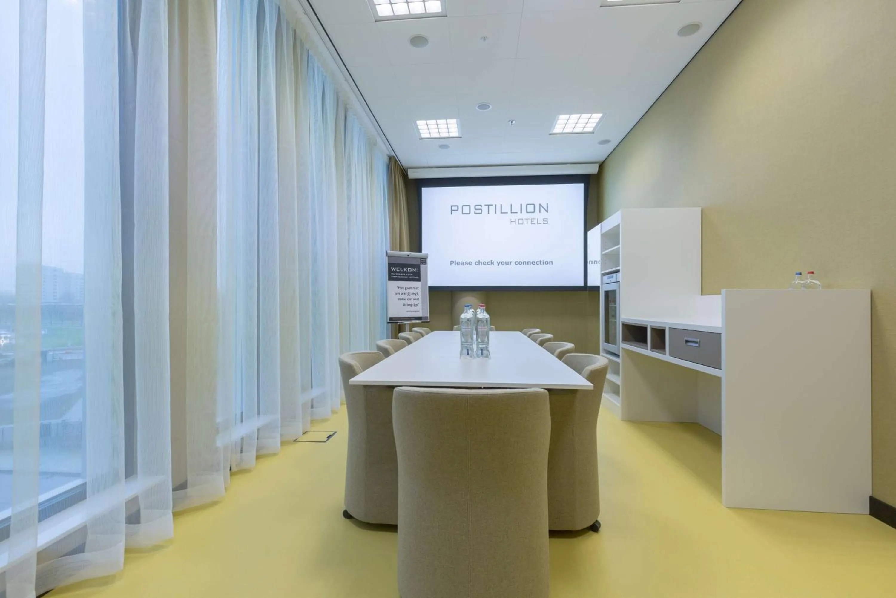 On site in Postillion Hotel Amsterdam